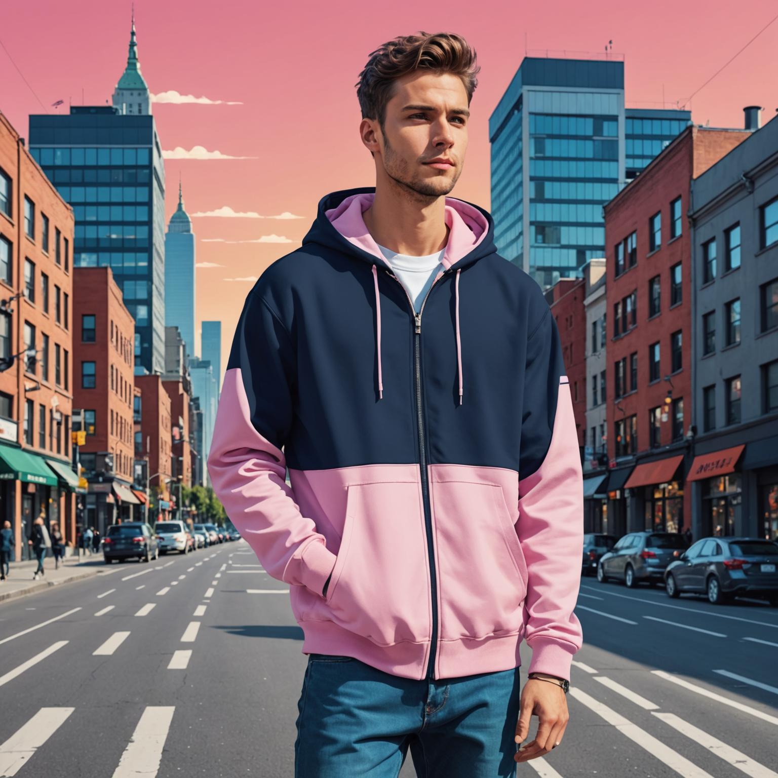 zipper hoodie for men, men