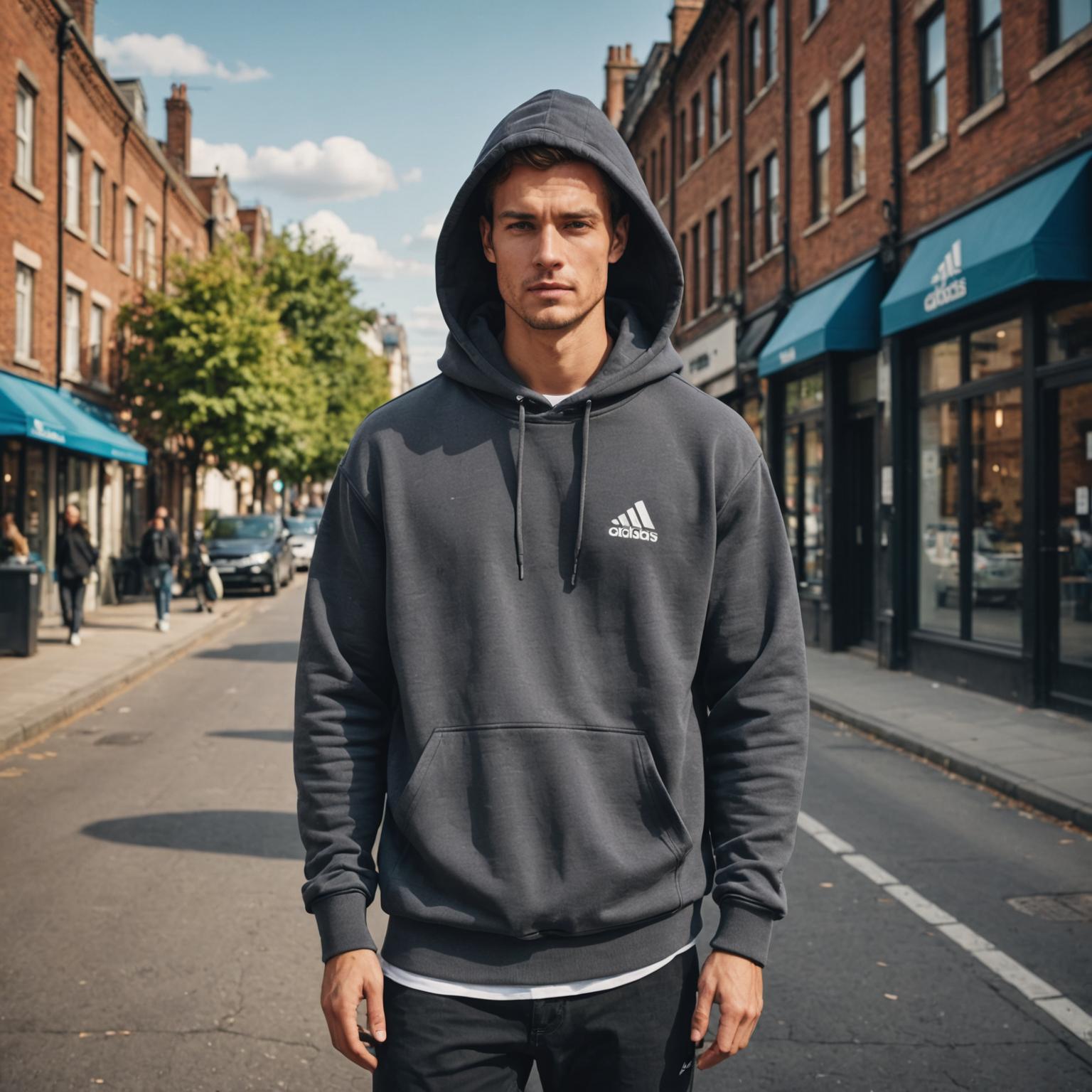 Sudaderas Adidas para hombre, sudaderas de forro polar Adidas para hombre, ropa informal Adidas para hombre