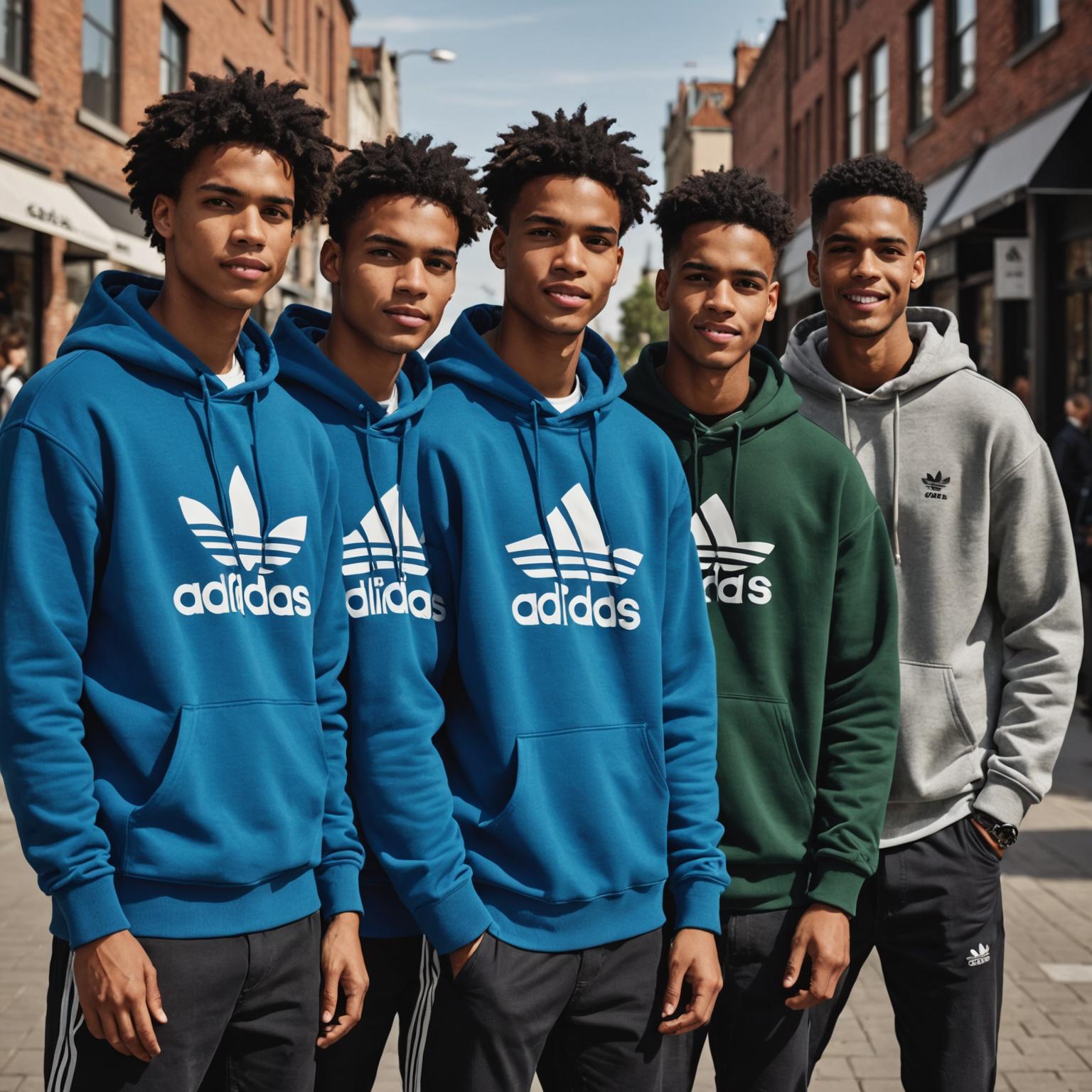 Sudaderas Adidas para hombre, sudaderas de forro polar Adidas para hombre, ropa informal Adidas para hombre