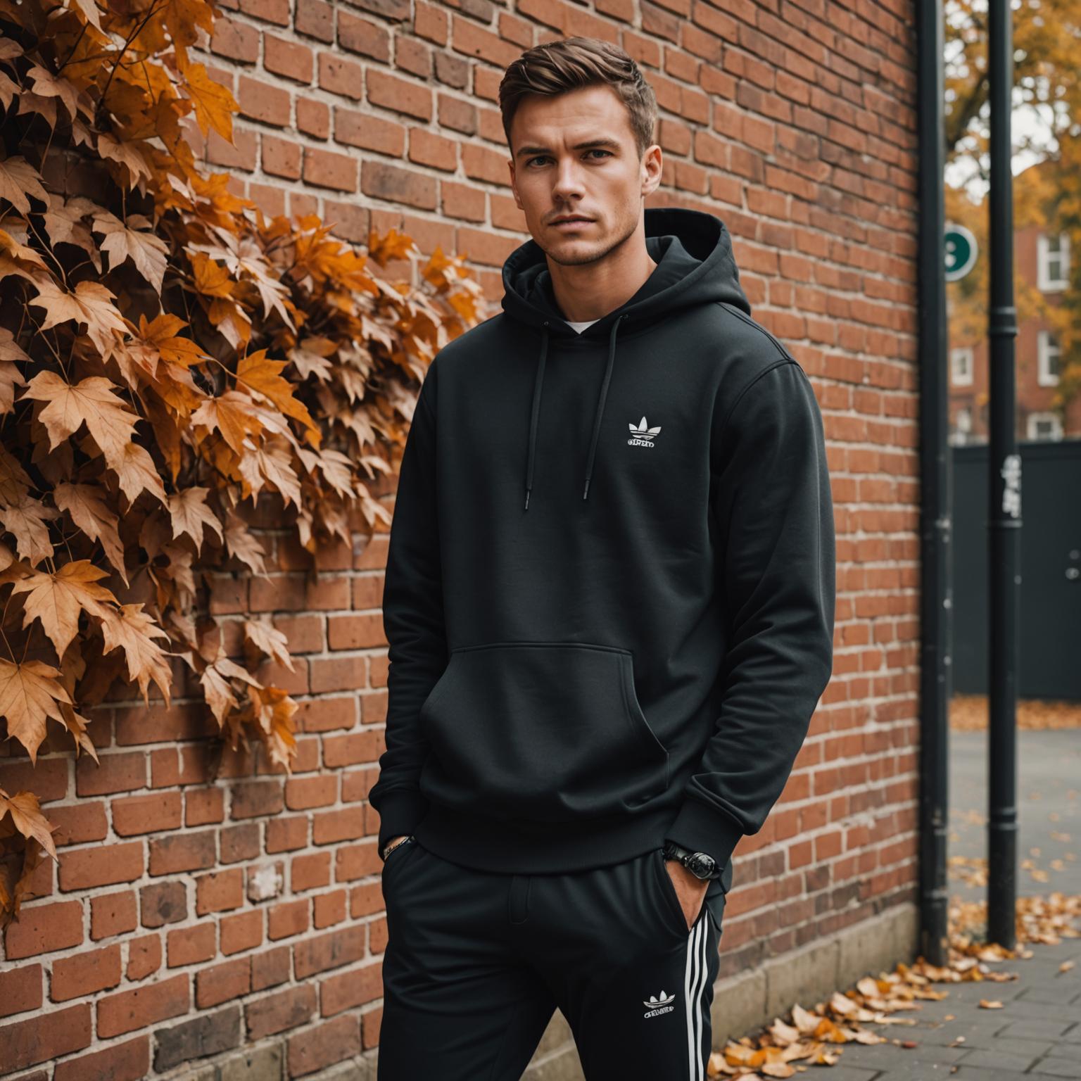 Sudaderas Adidas para hombre, sudaderas de forro polar Adidas para hombre, ropa informal Adidas para hombre