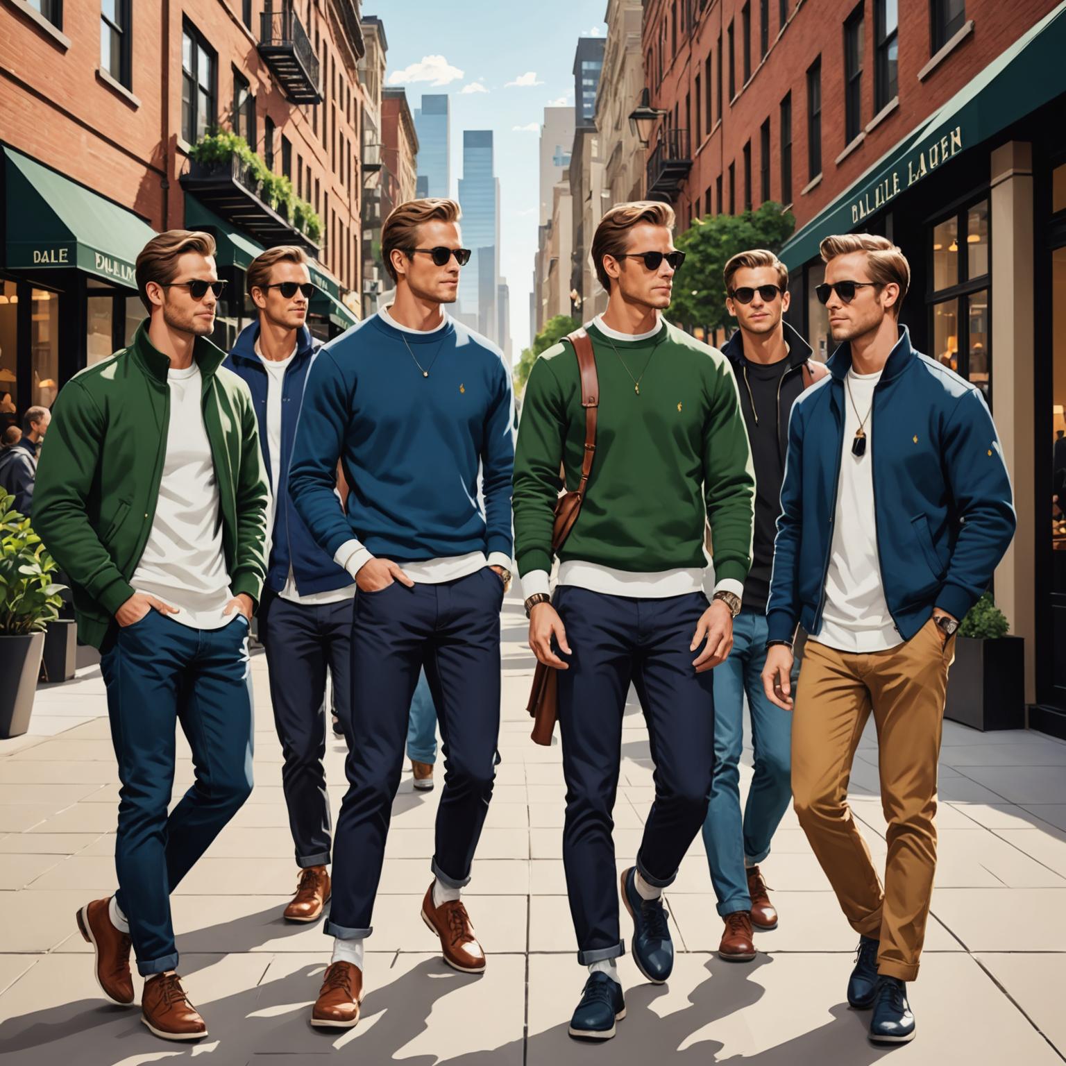 男士 Ralph Lauren 运动衫、Ralph Lauren 服装搭配创意、Ralph Lauren 连帽衫和运动衫