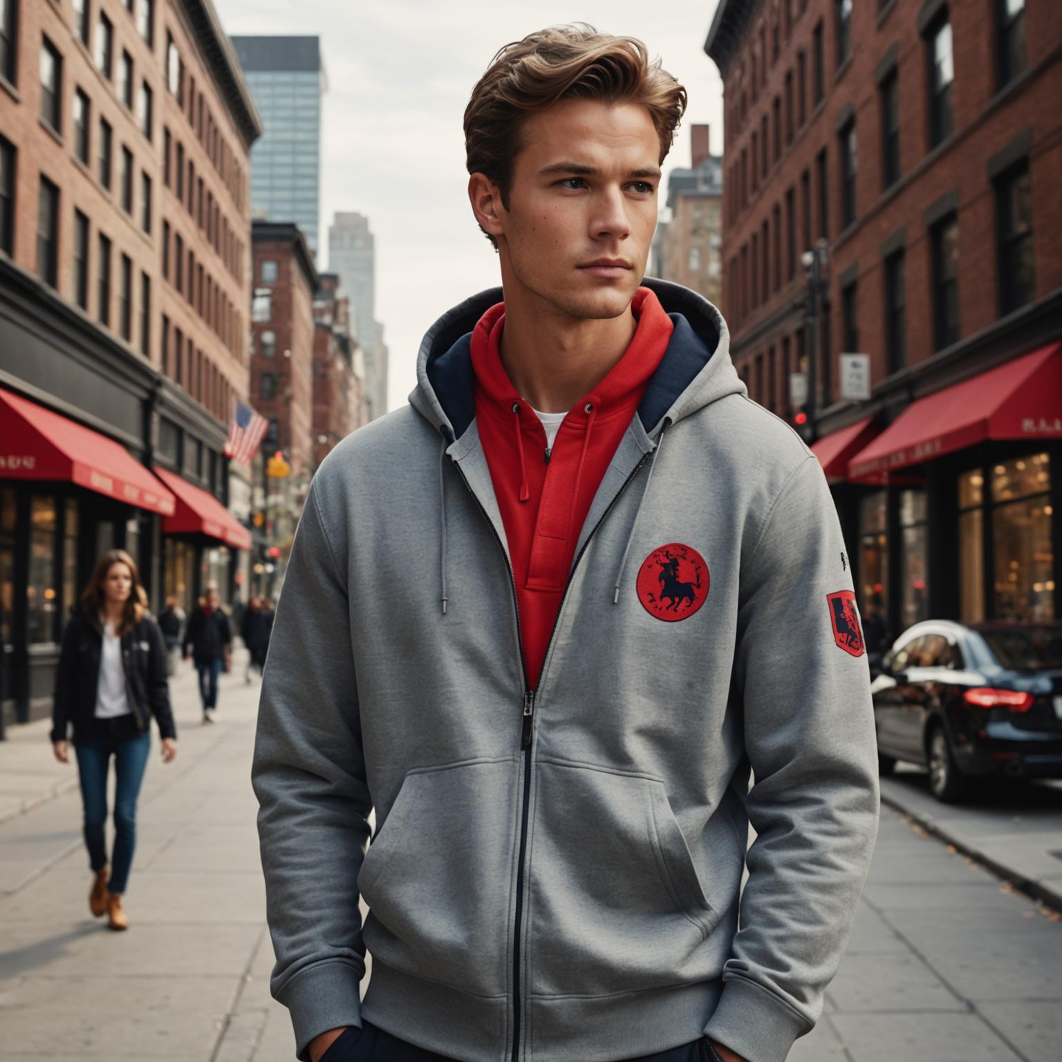 Ralph Lauren 拉链连帽衫、Ralph Lauren 服装、Ralph Lauren 连帽衫系列、羊毛拉链连帽衫 Ralph Lauren