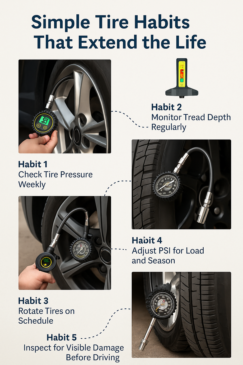 Simple Tire Habits That Extend the Life of Your Vehicle