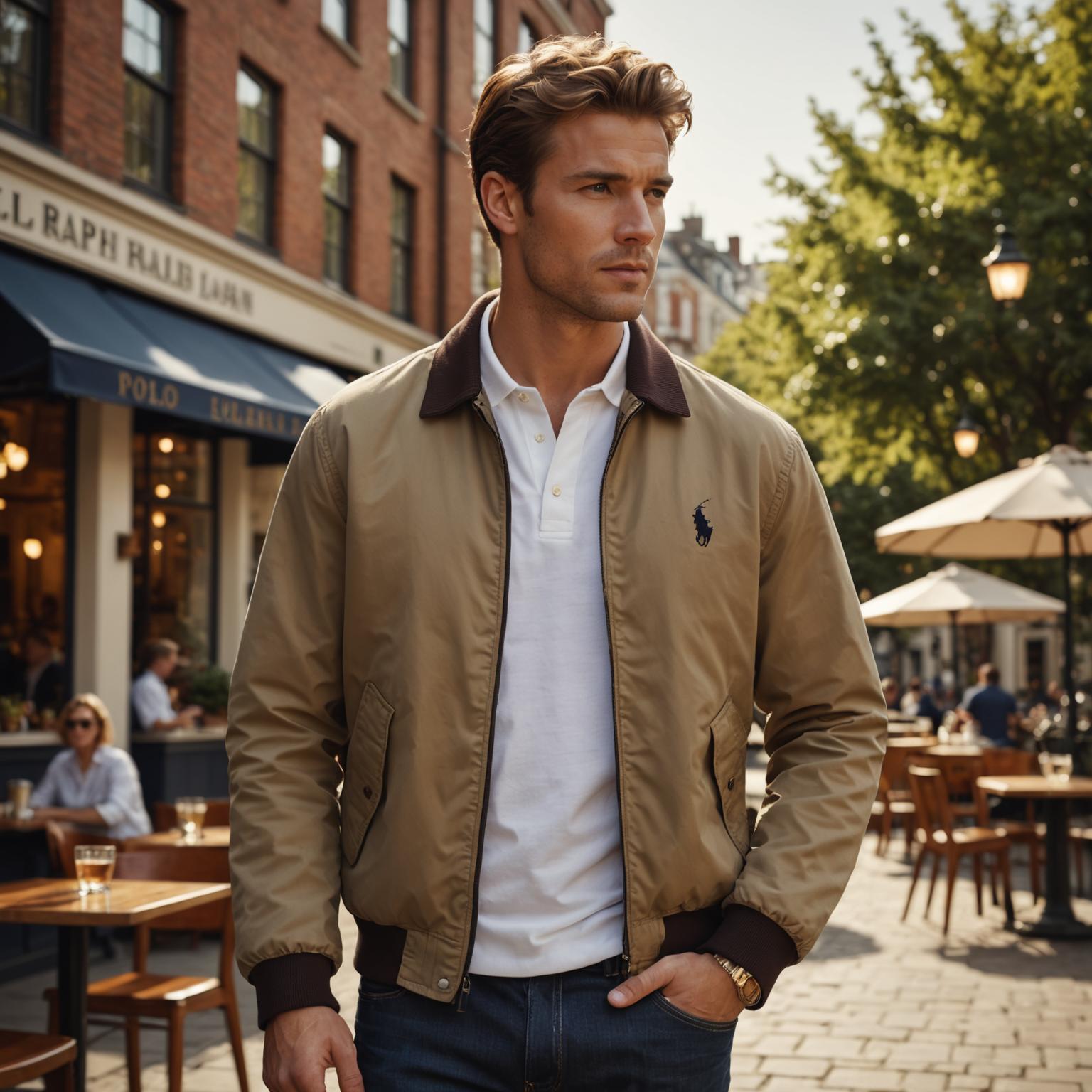 Ralph Lauren casual jacket, Ralph Lauren jackets for men, Ralph Lauren lightweight jacket