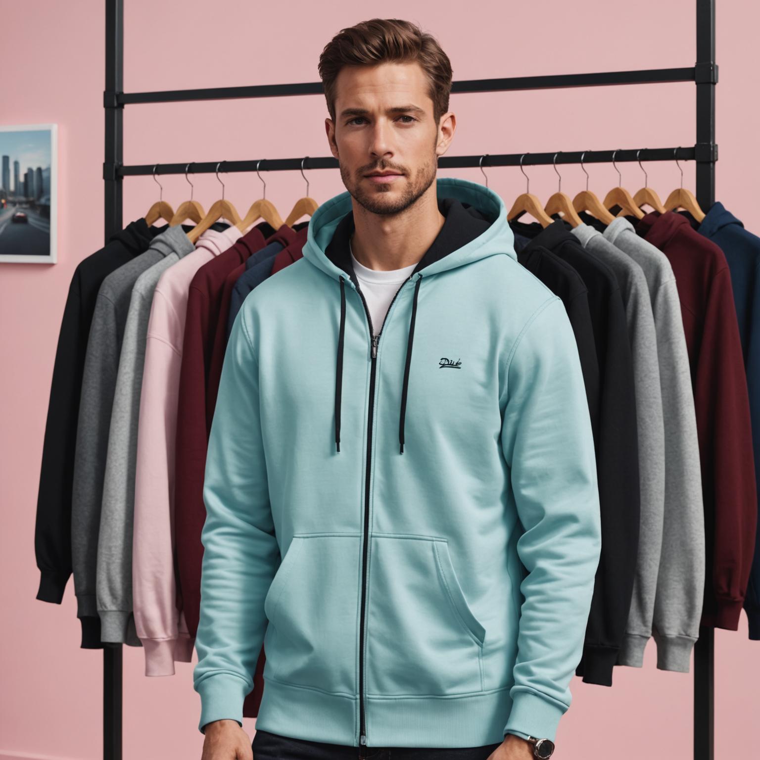 Sudaderas con cremallera para hombre, sudaderas con cremallera para hombre, sudaderas casuales con cremallera para hombre
