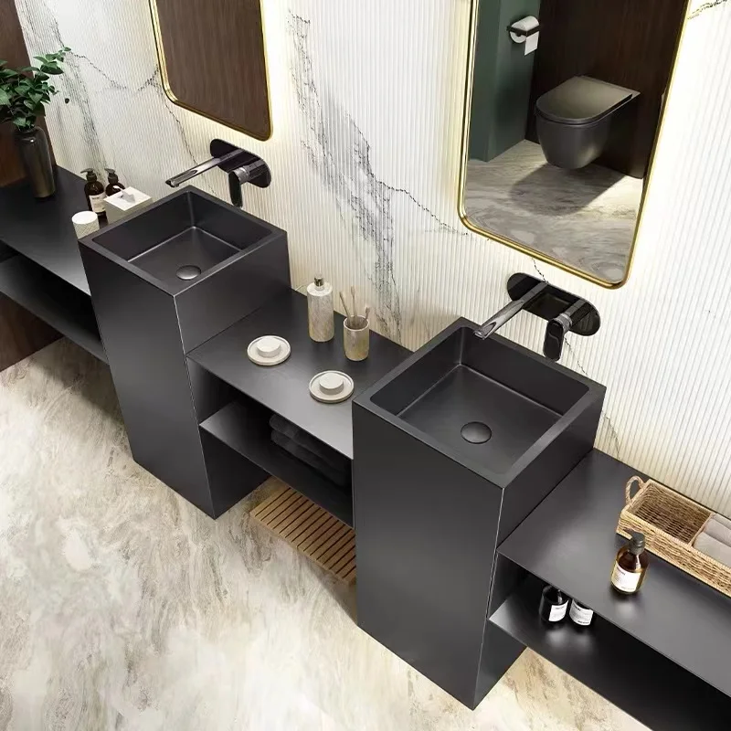 Luxury Round Stainless Steel 304 Freestanding Wash Basin