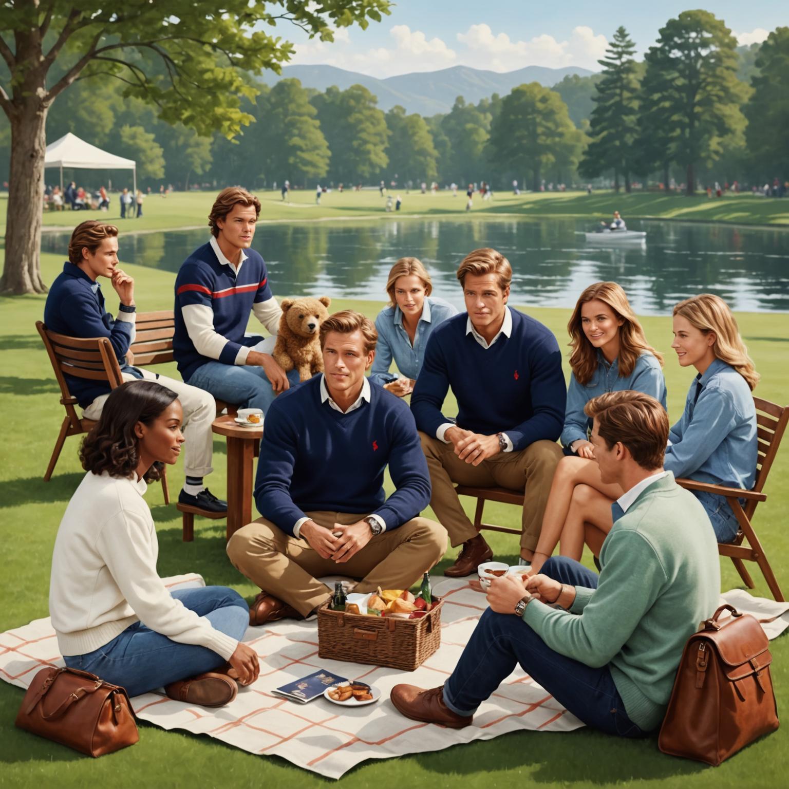 Ralph Lauren casual wear, Ralph Lauren sweatshirt, sustainable Ralph Lauren