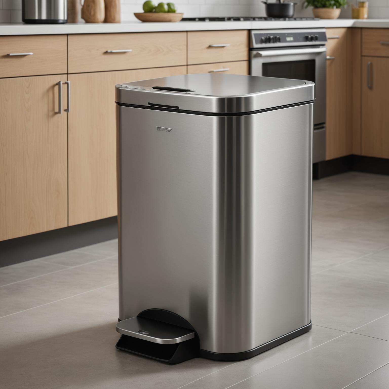 How to distinguish the authenticity, of stainless steel trash cans?