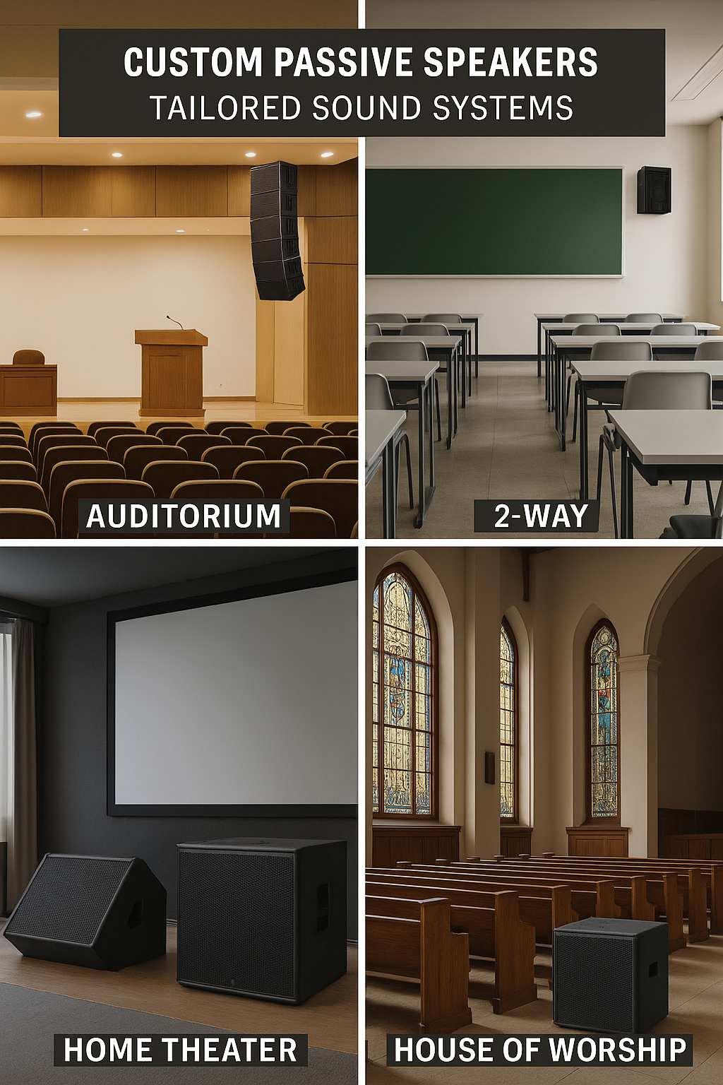 alto-falante passivo personalizado