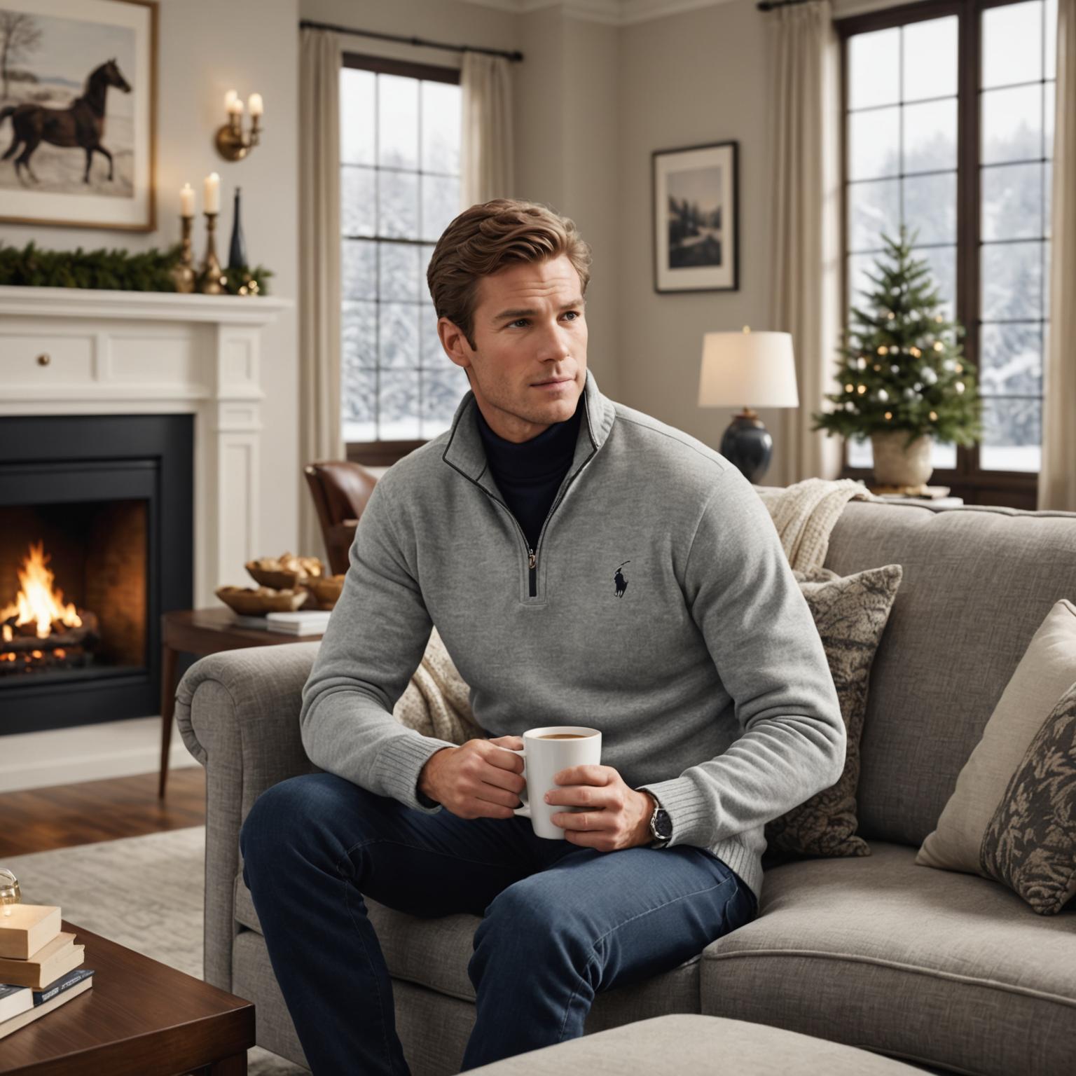 Quarter Zip Sweatshirt: Versatile Ralph Lauren Style
