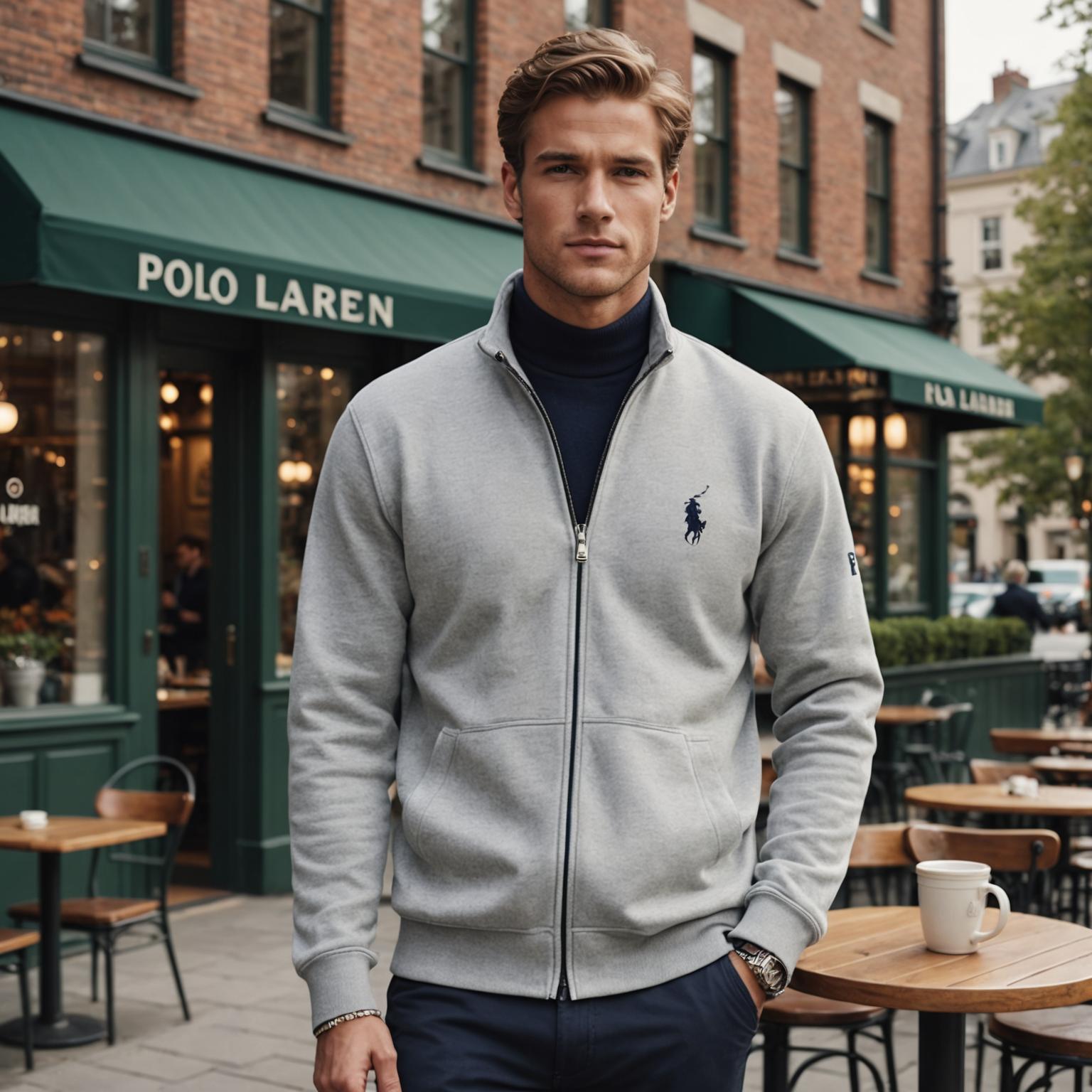 Sudadera con cremallera de polo ralph lauren: características superiores