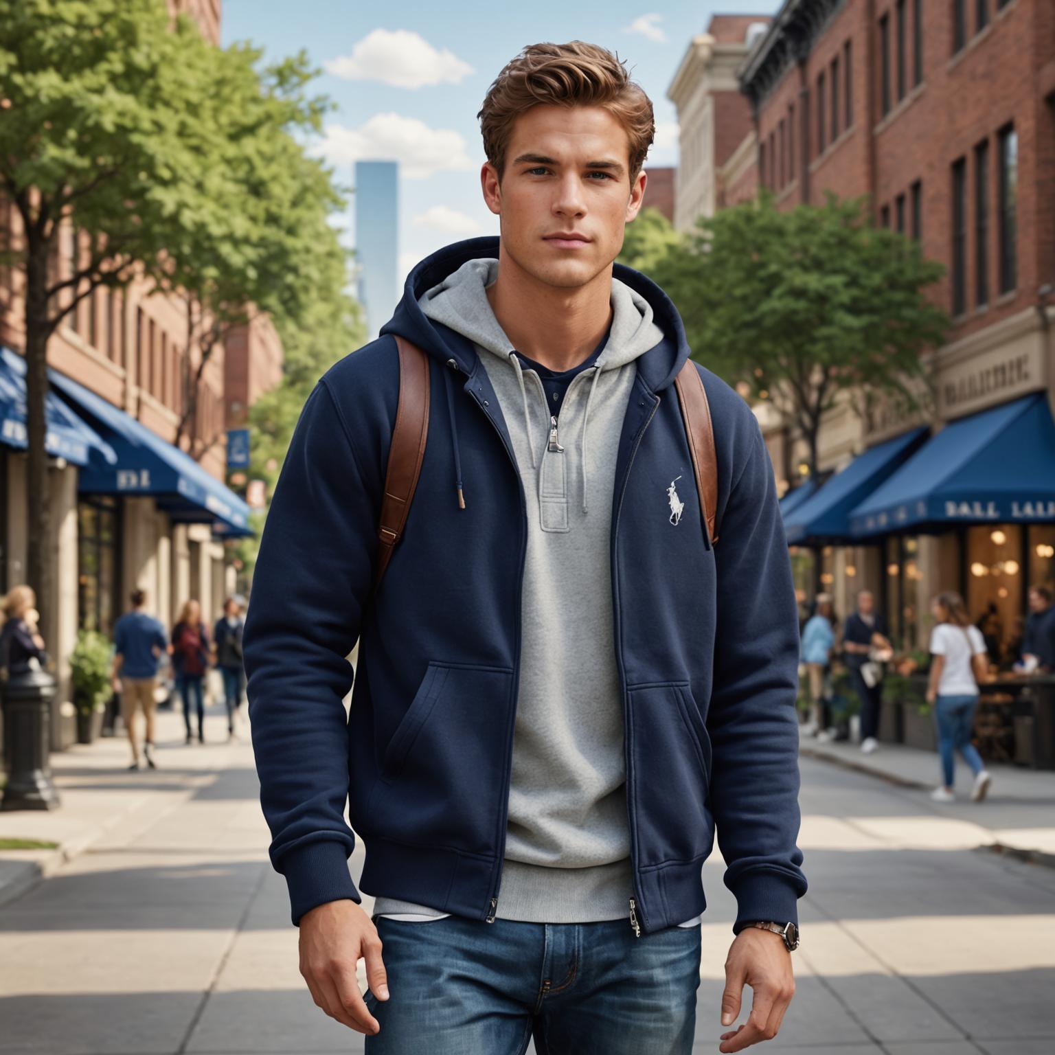 Polo Ralph Lauren zip sweatshirt, Ralph Lauren hooded zip sweatshirt, Ralph Lauren zip hoodie