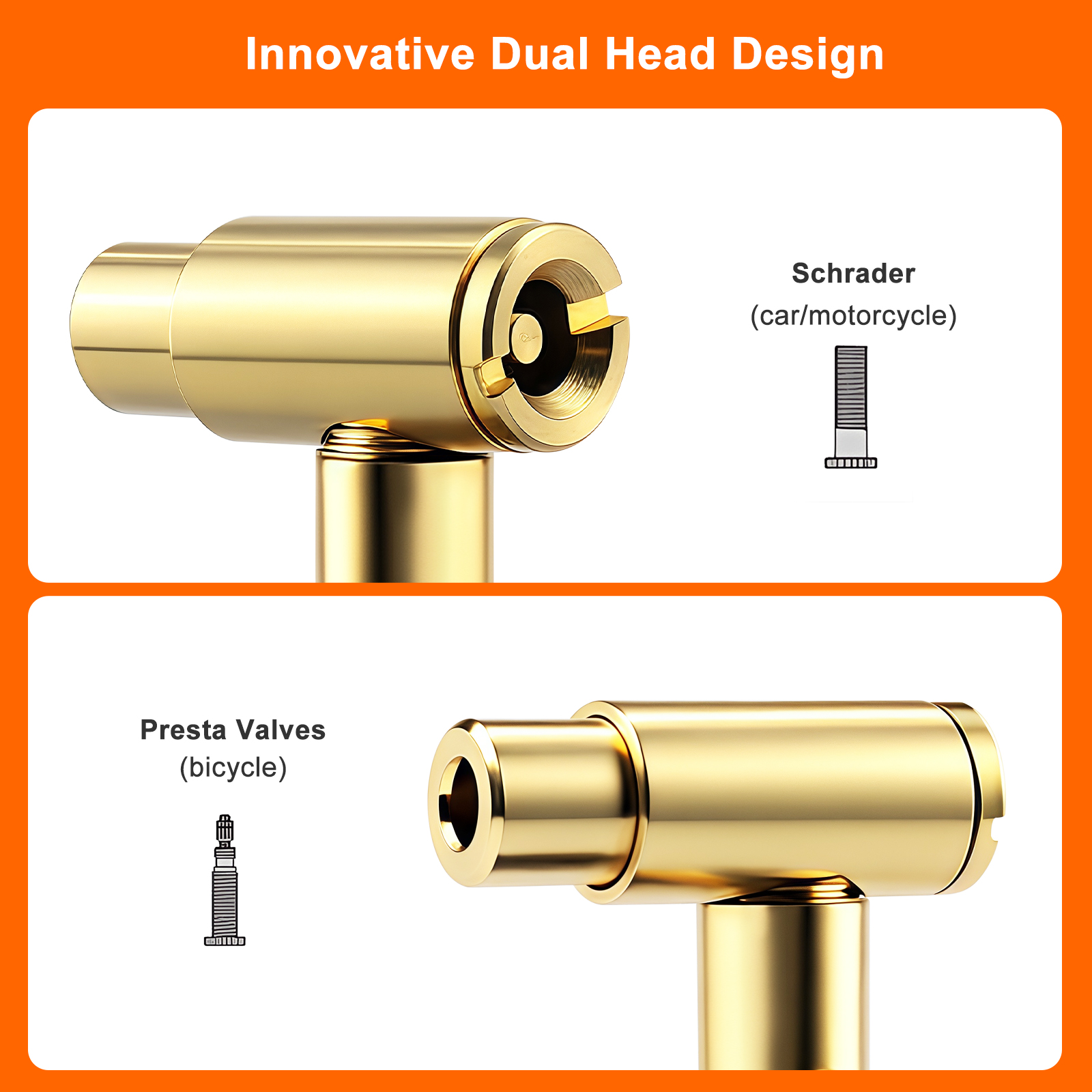 Bicycle tire pressure gauge