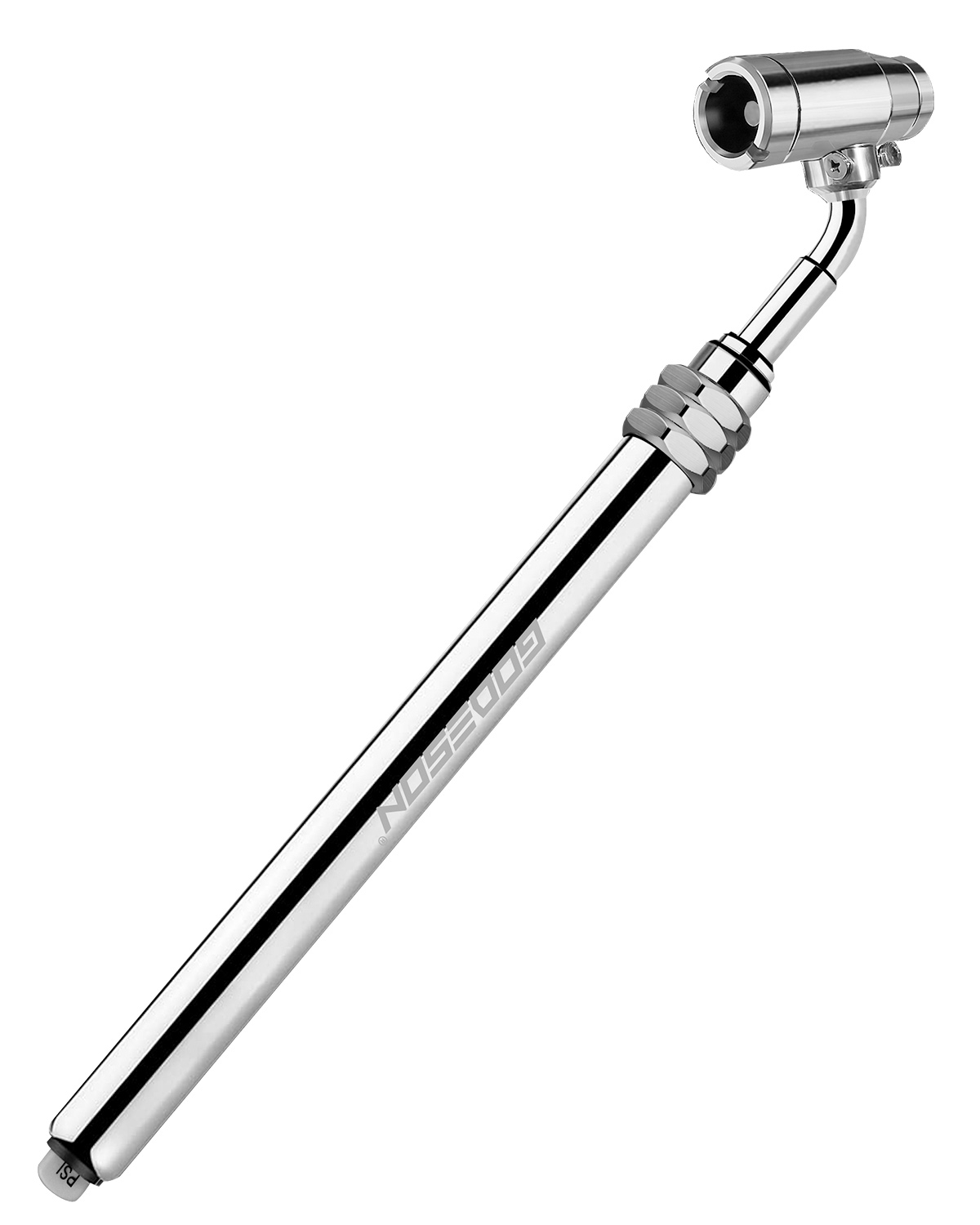 GODESON Tire Pressure Gauge, 360° Swivel Dual Head - Large Bore (12V1) & Standard Thread (8V1), 10-150 PSI Air Pressure Gauge for Tires, Air Gauge for Cars, Trucks, Tractor, RV, Semi, Heavy Equipment