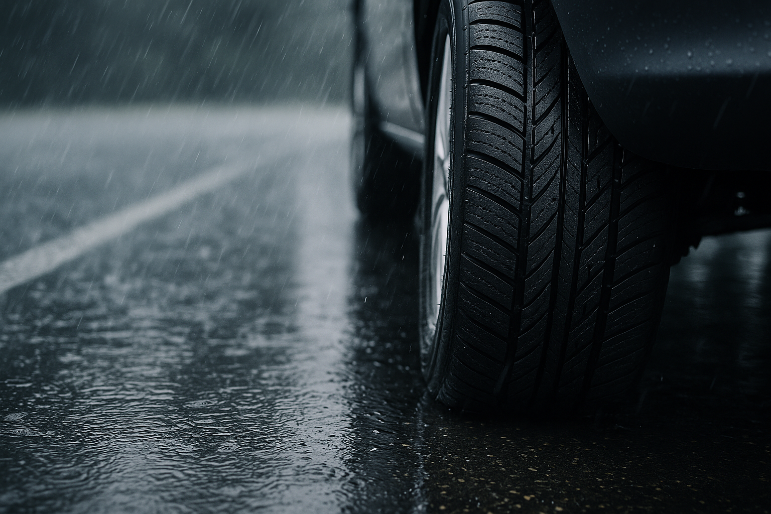 Risques des jours de pluie : les habitudes en matière de pneus qui vous aident à éviter l&#39;aquaplanage