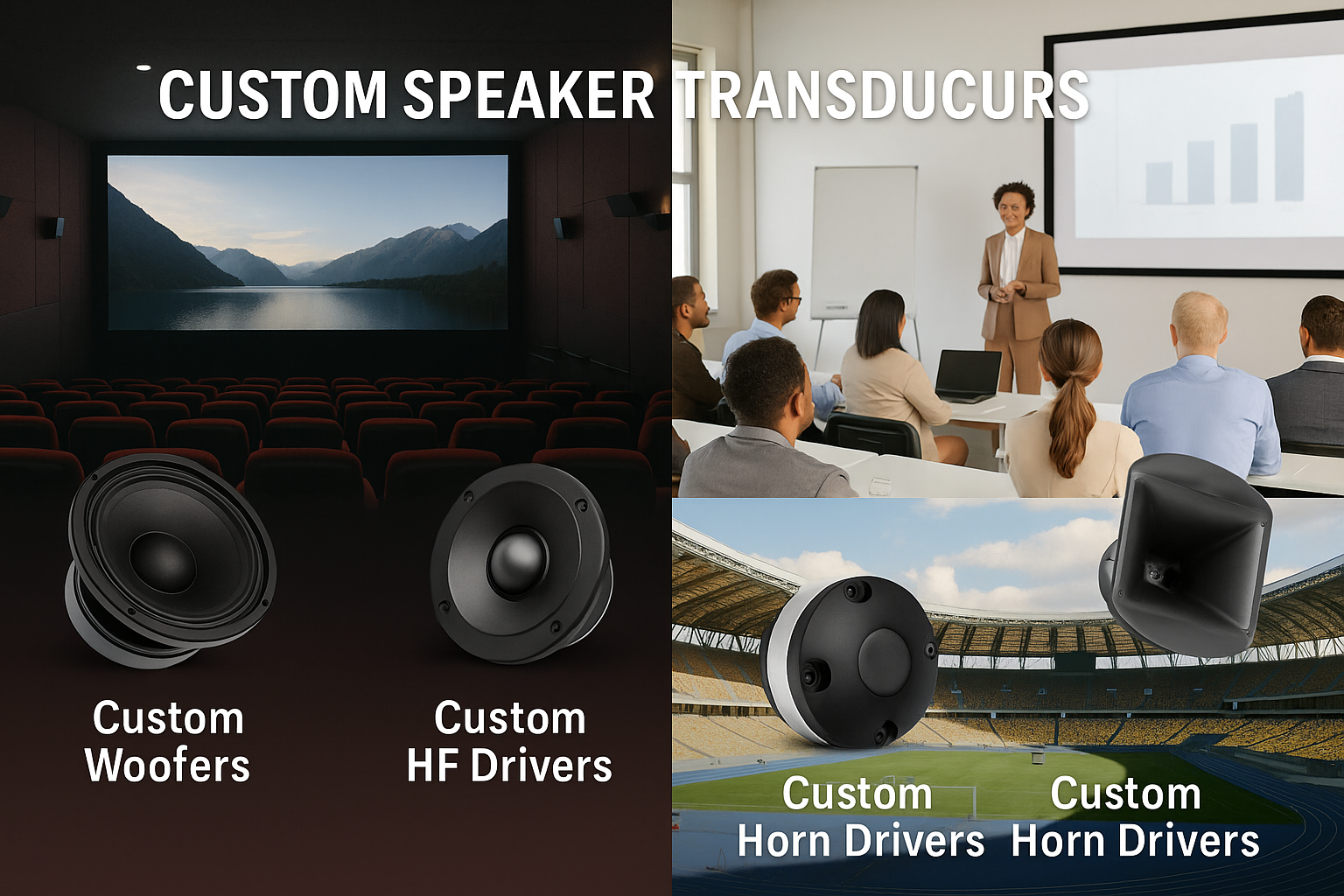 transdutor de alto-falante personalizado