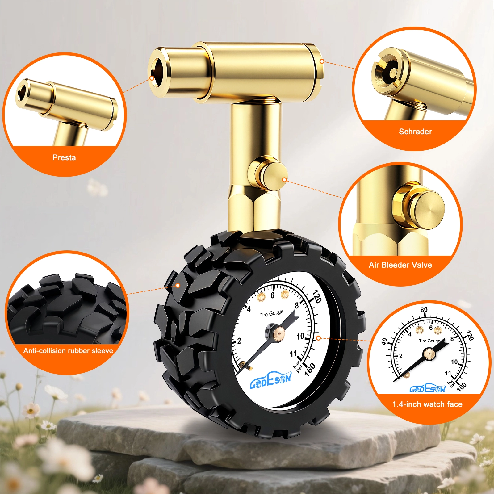 bike tire pressure gauge