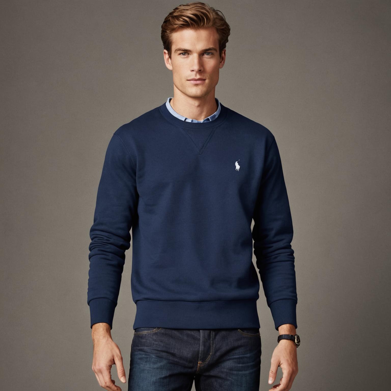 Sudaderas de cuello redacción de hombres: la comodidad se encuentra con el estilo