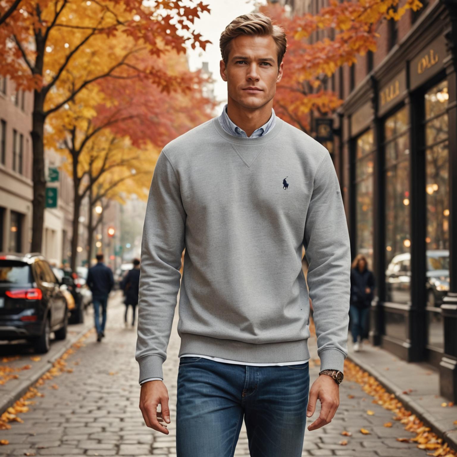 Sudaderas de cuello redondo para hombre: estilo y comodidad