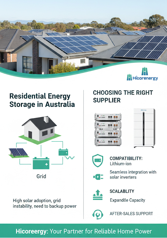 Which Are the Best Residential Energy Storage Suppliers in Australia?