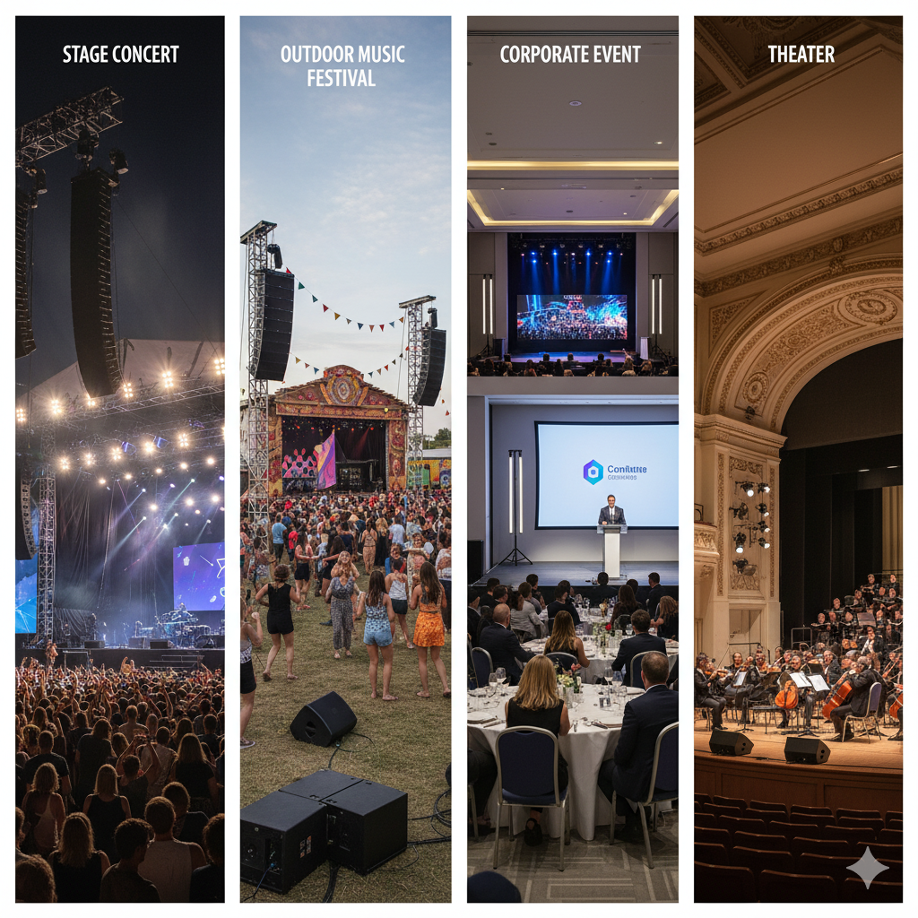 fabricante de alto-falantes de palco