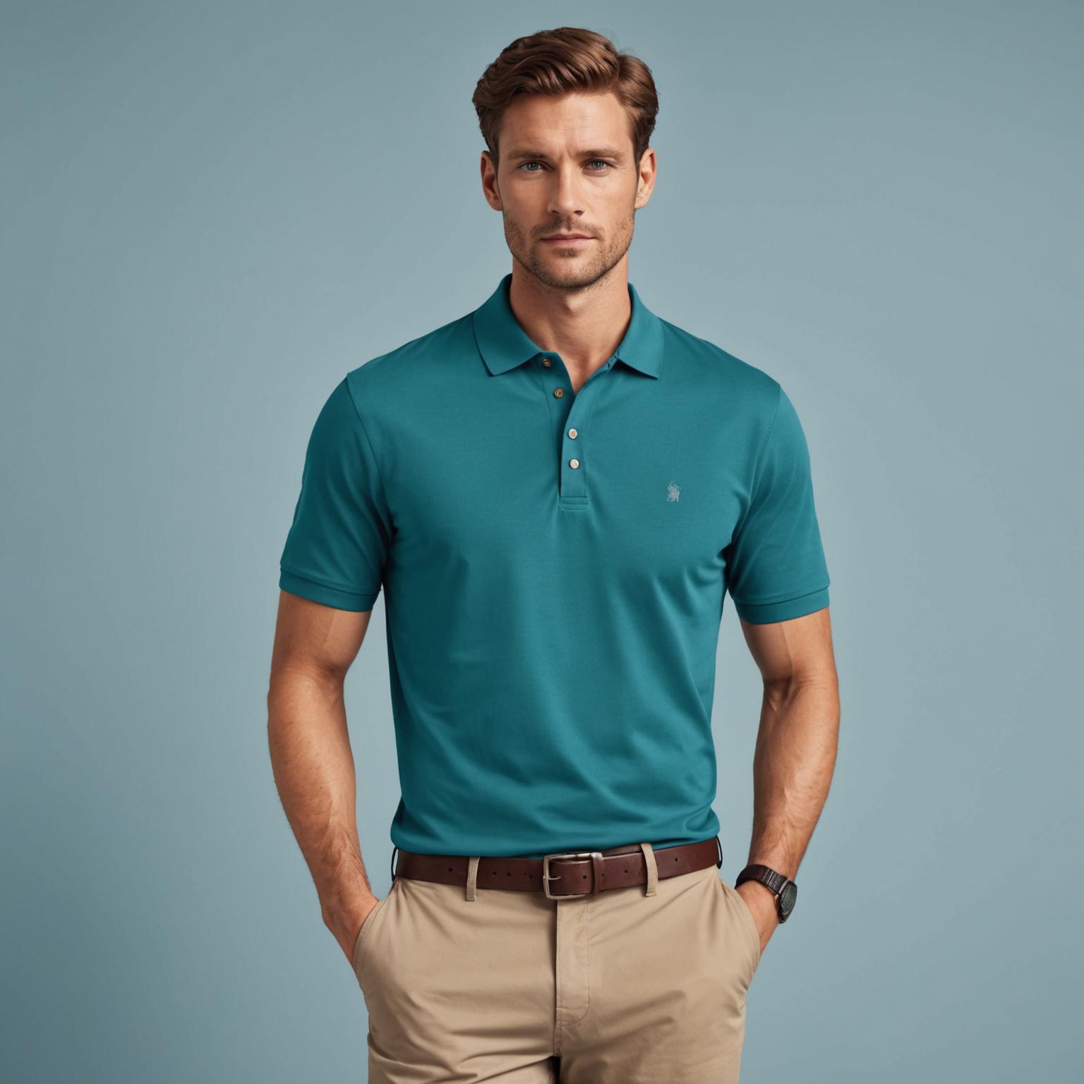 Flat Knit Polo for Men: Style & Versatility