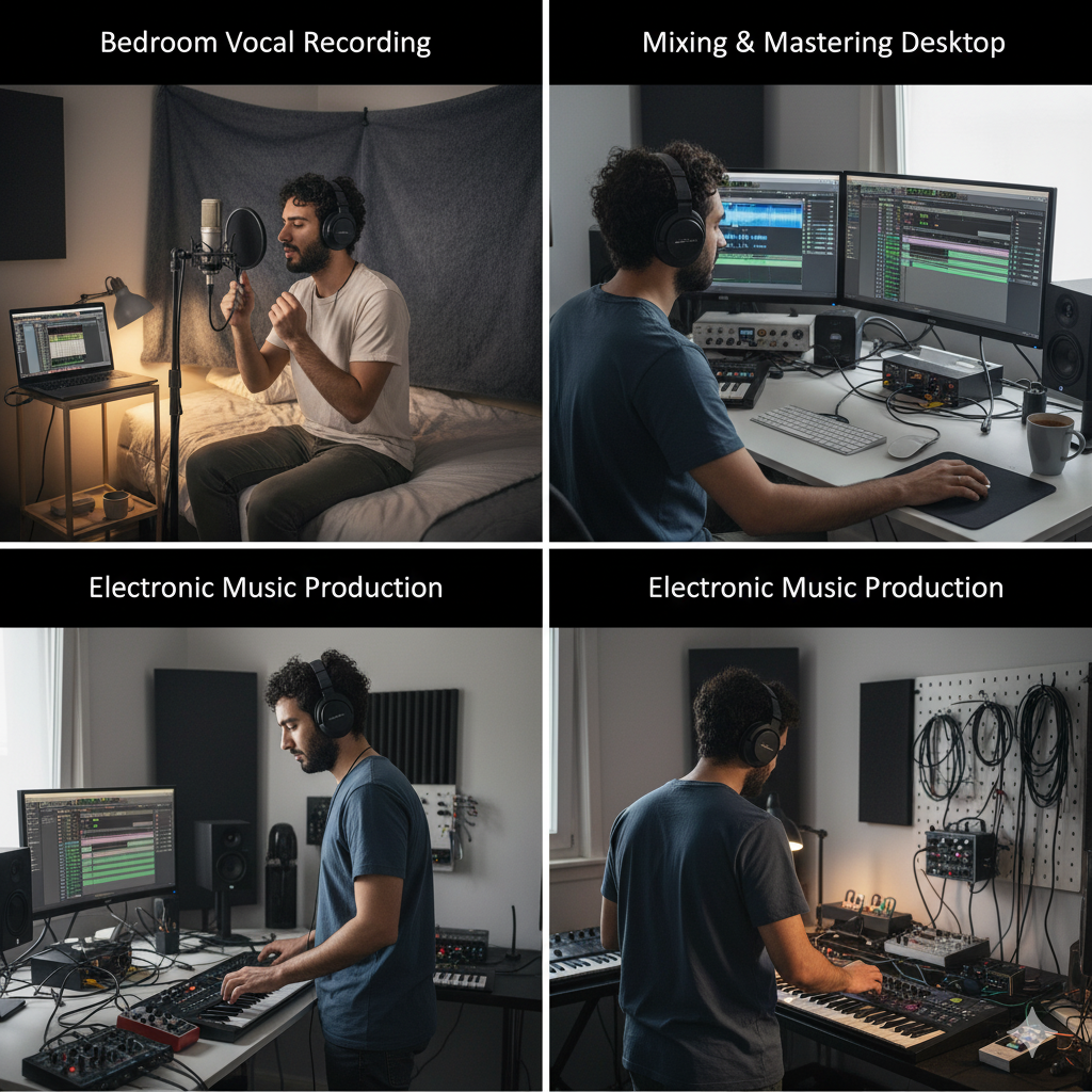 fones de ouvido para estúdio doméstico