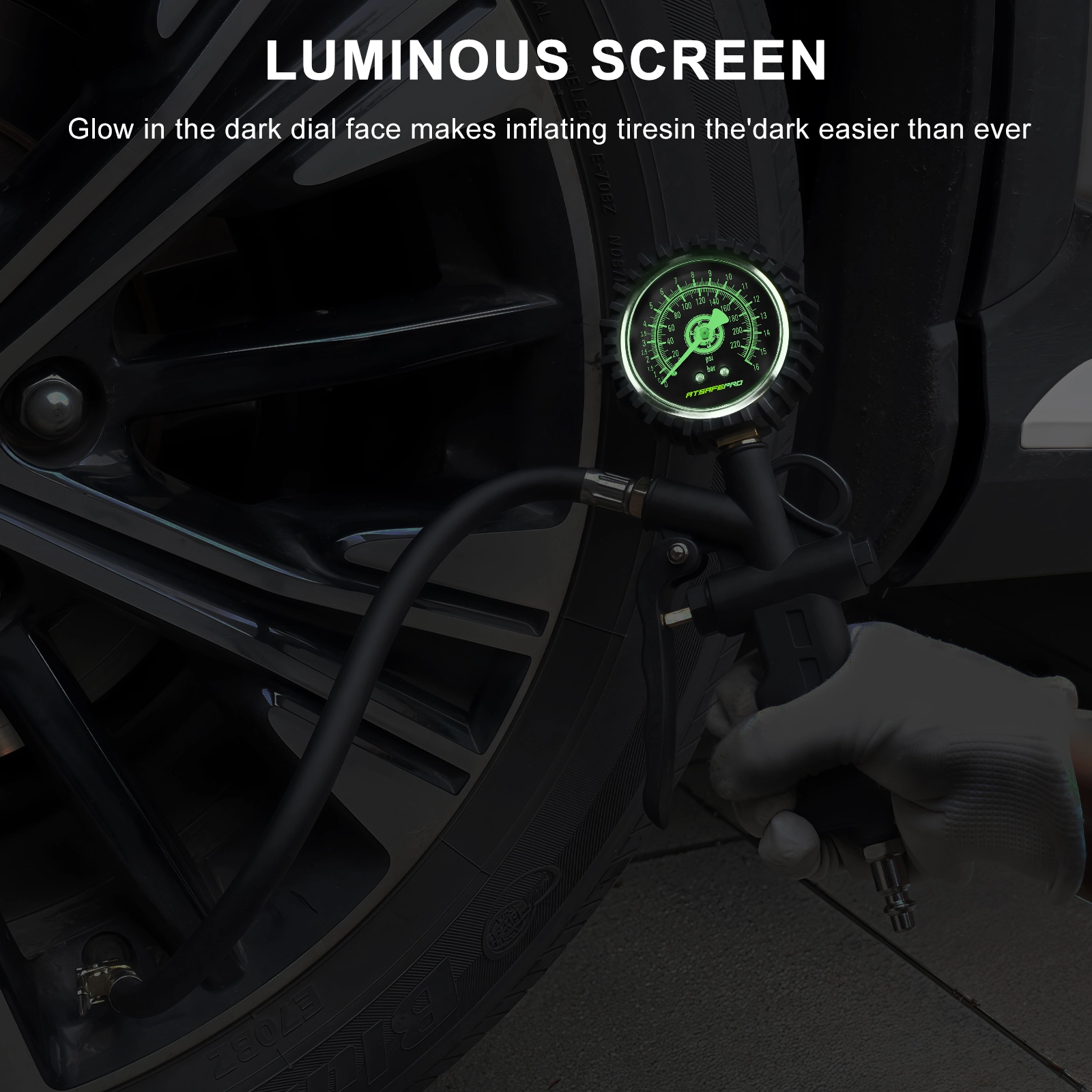 Inflador de neumáticos de coche