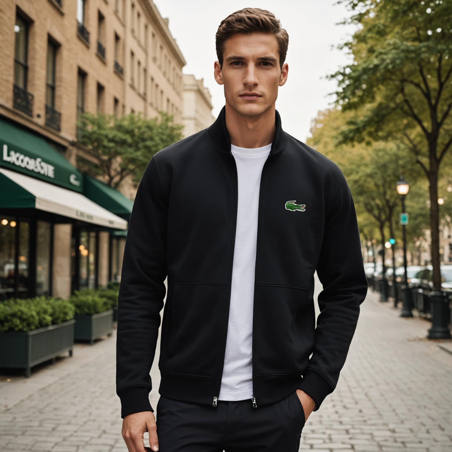men's French Terry jacket, men's casual outerwear, French Terry zip jacket
