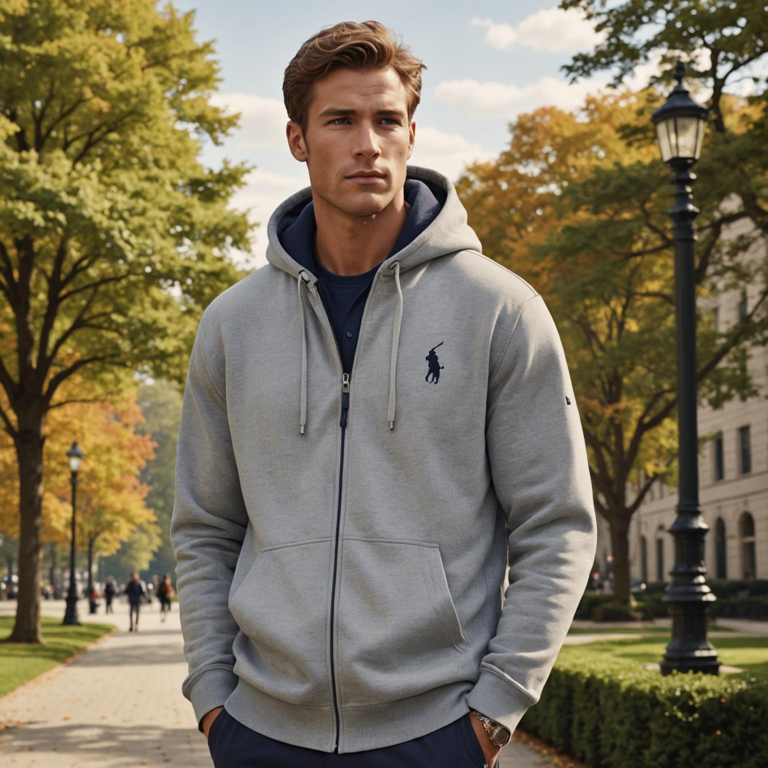 Men's Fleece Hoodie: Comfort Meets Style with Polo Ralph Lauren