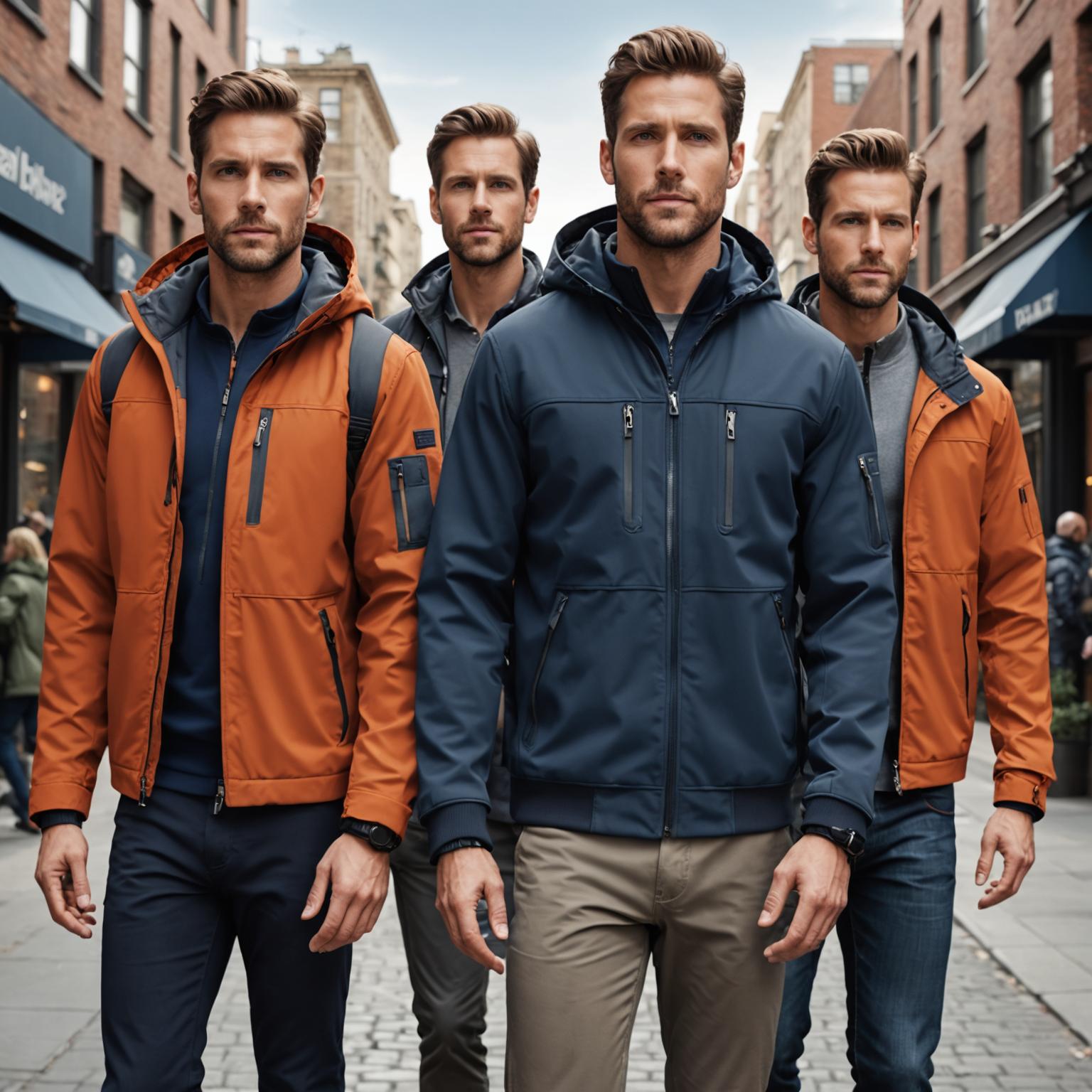 men's interlock jacket, comfortable interlock jackets, men's zip-up interlock jackets