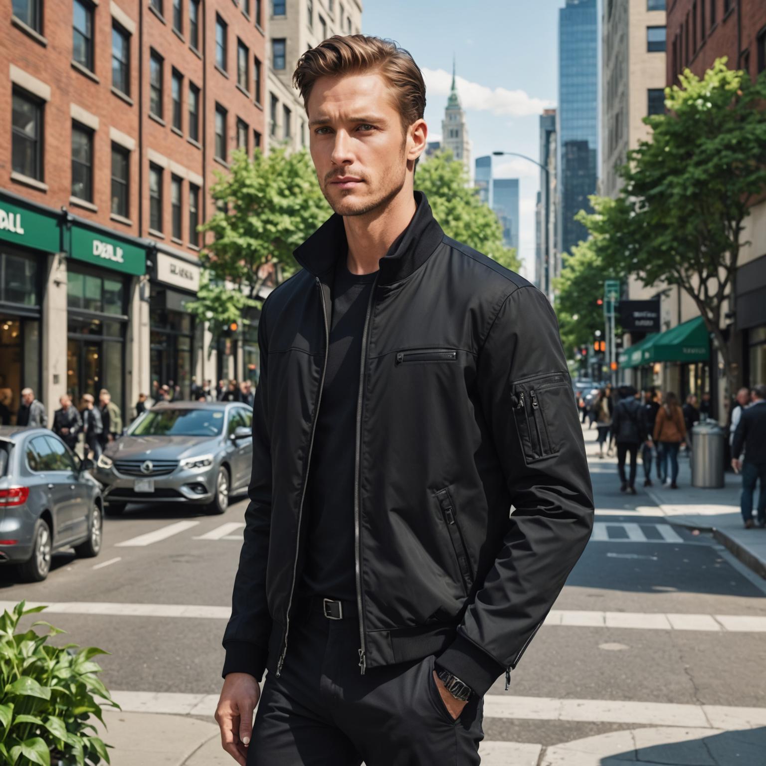 designer men's jackets, eco-friendly men's jackets, custom men's jackets
