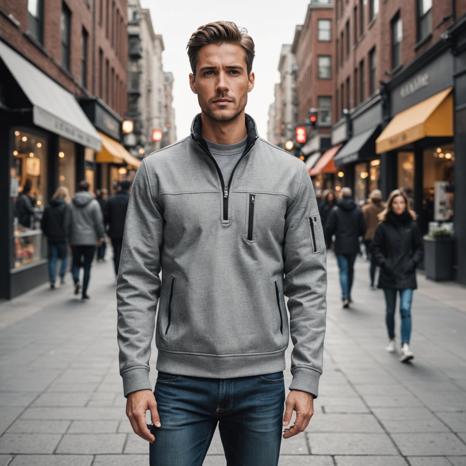 Men's Half Zipper Jacket: Style, Comfort & Versatility