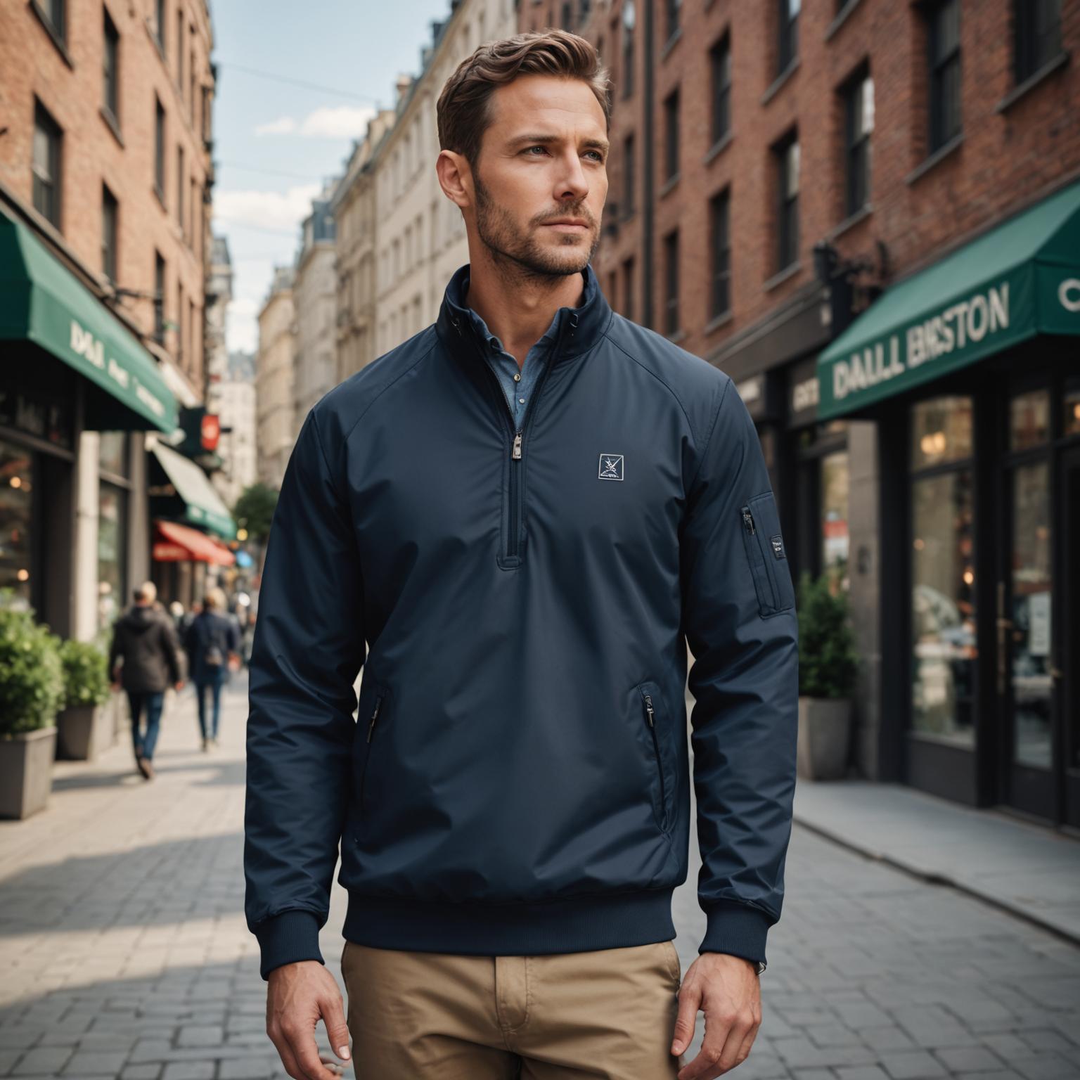 men's half zipper jacket, mens casual half zip jacket, custom half zip jackets for men