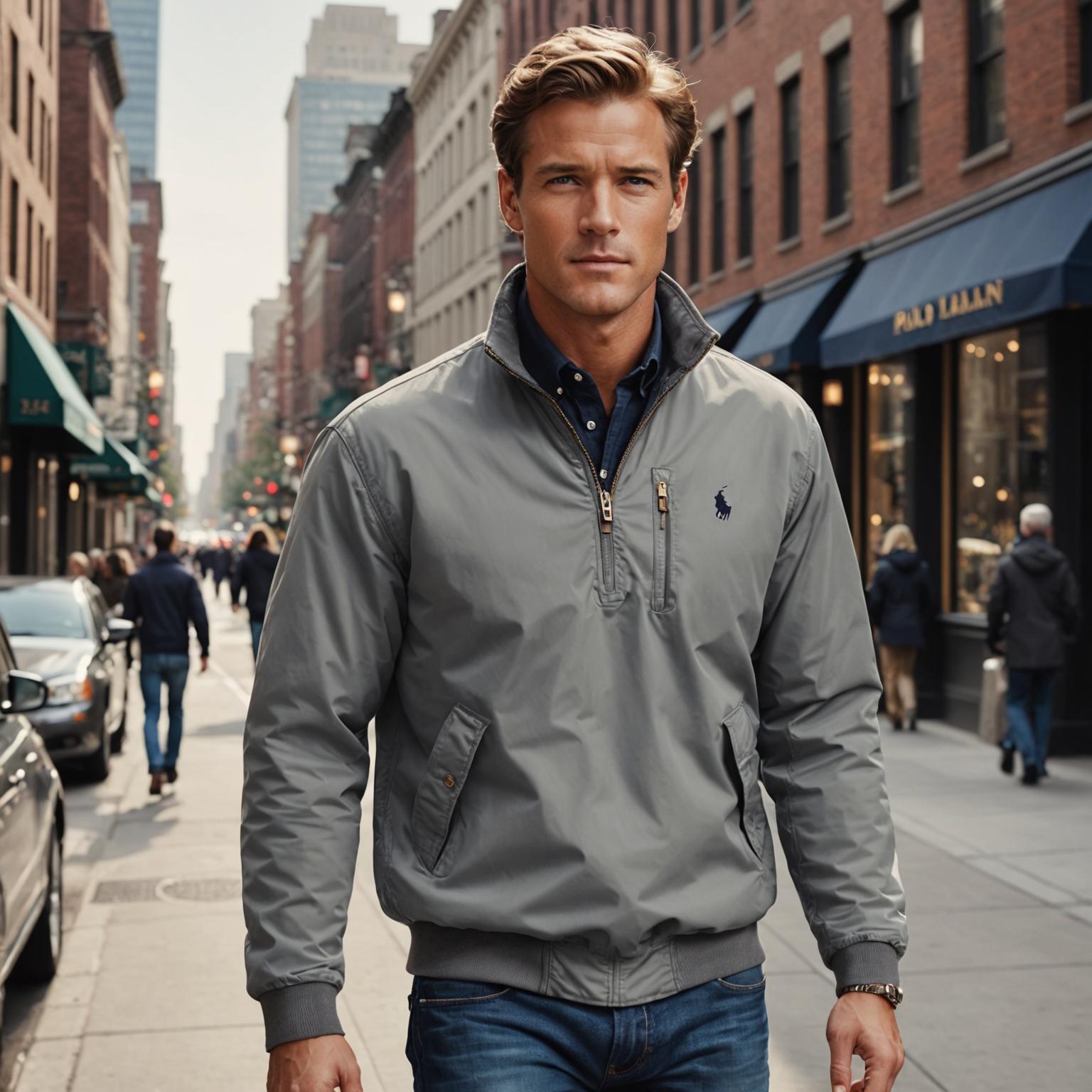 Men's Half Zipper Jacket: Elegance in Casual Wear