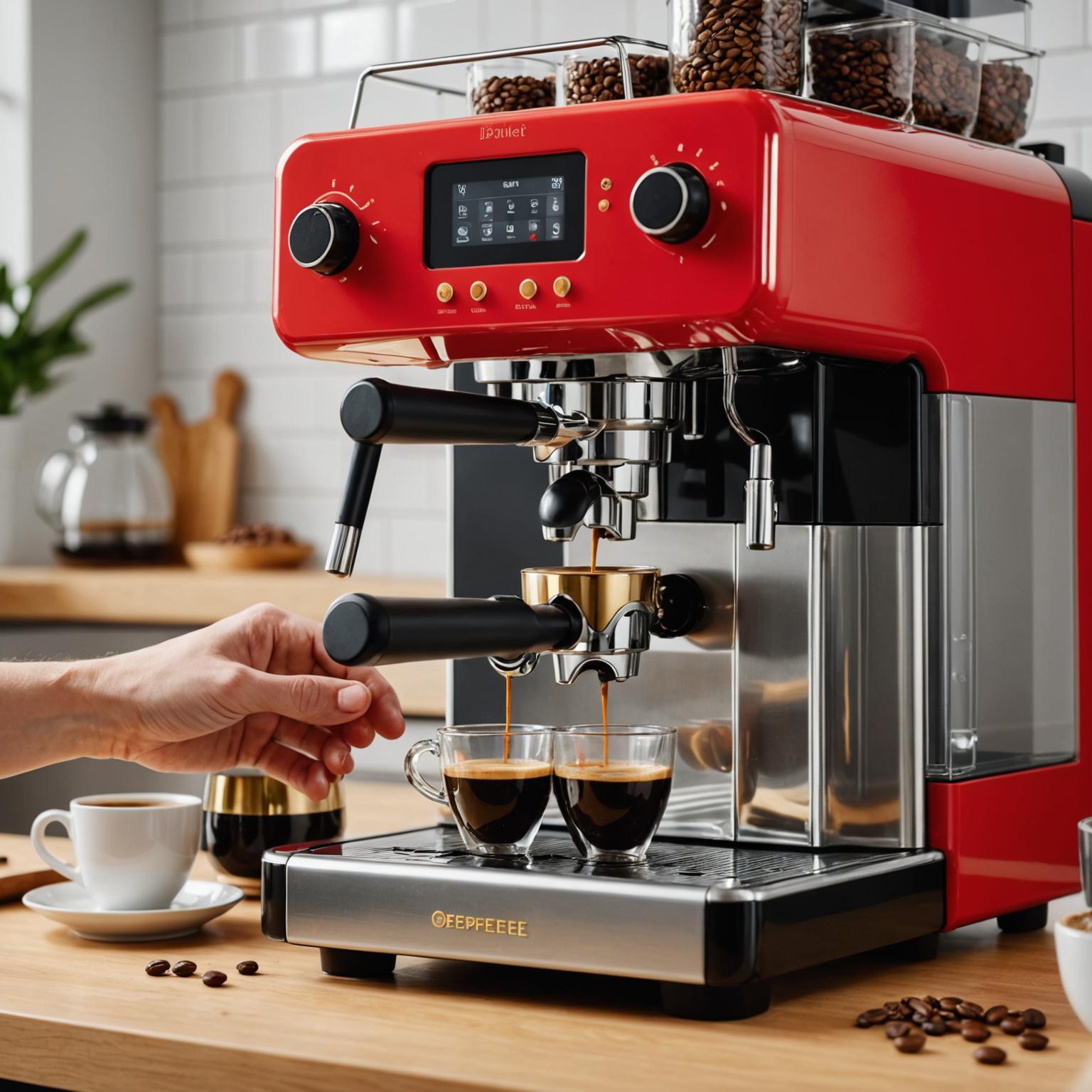 Tubo calefactor de la cafetera