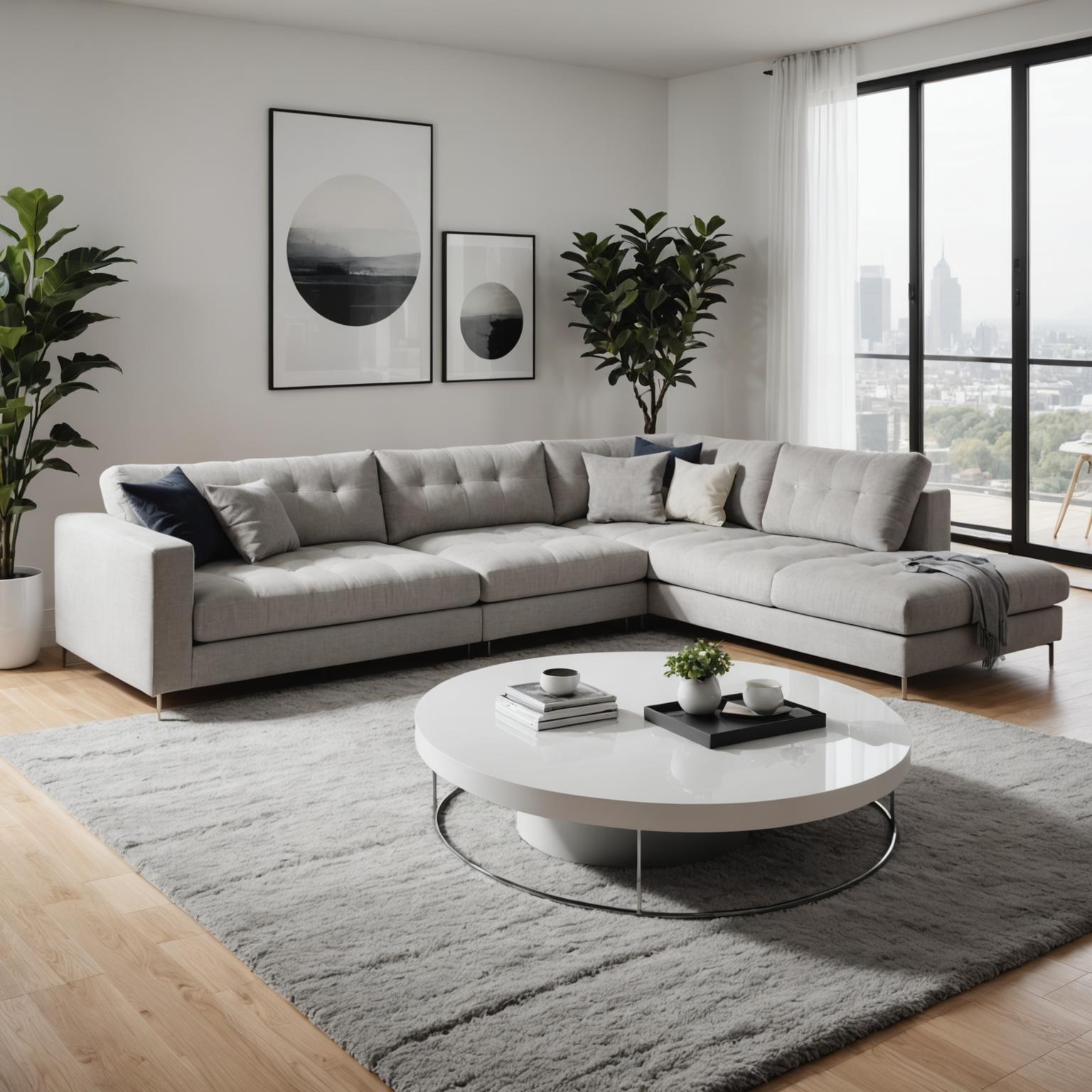 Elastic Support Compressed Sofa