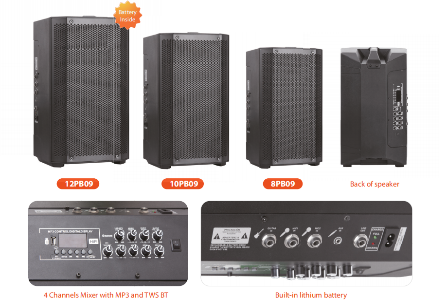 professional pa speaker