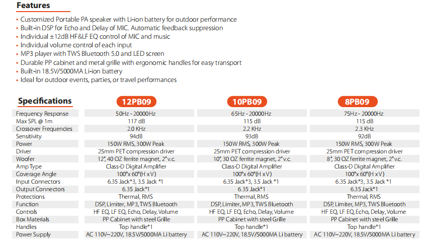 professional pa speaker