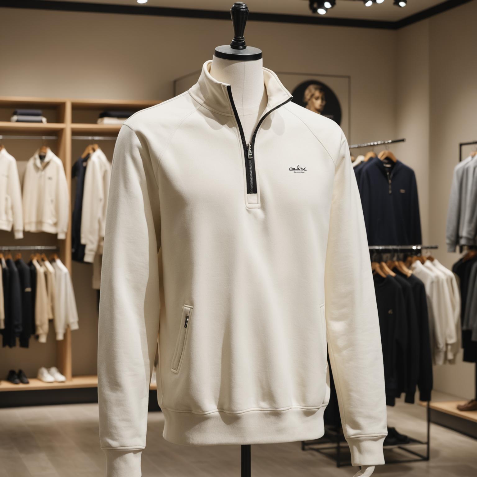 OEM半拉链卫衣，定制服装供应商，定制卫衣制造商