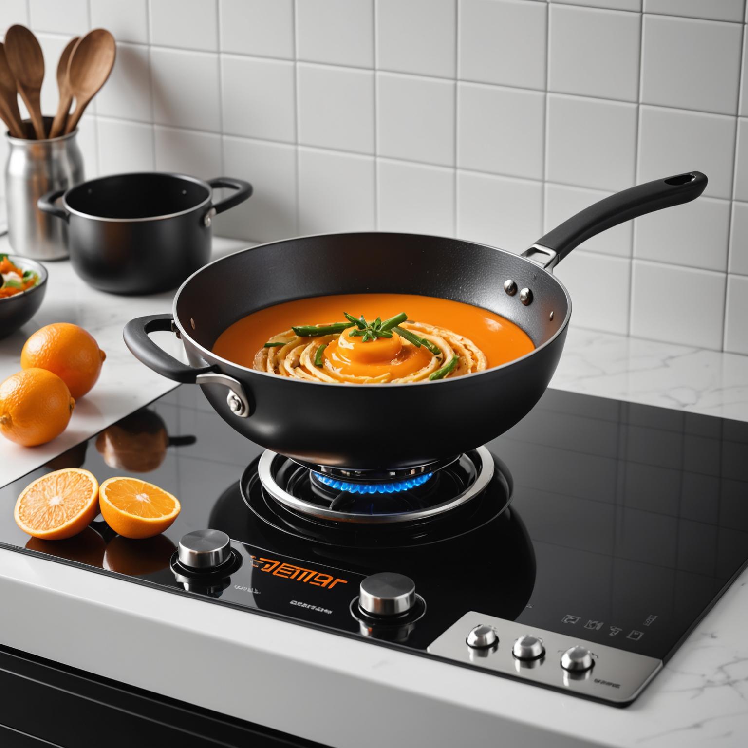 コンロの天板グリルで調理効率を最大化