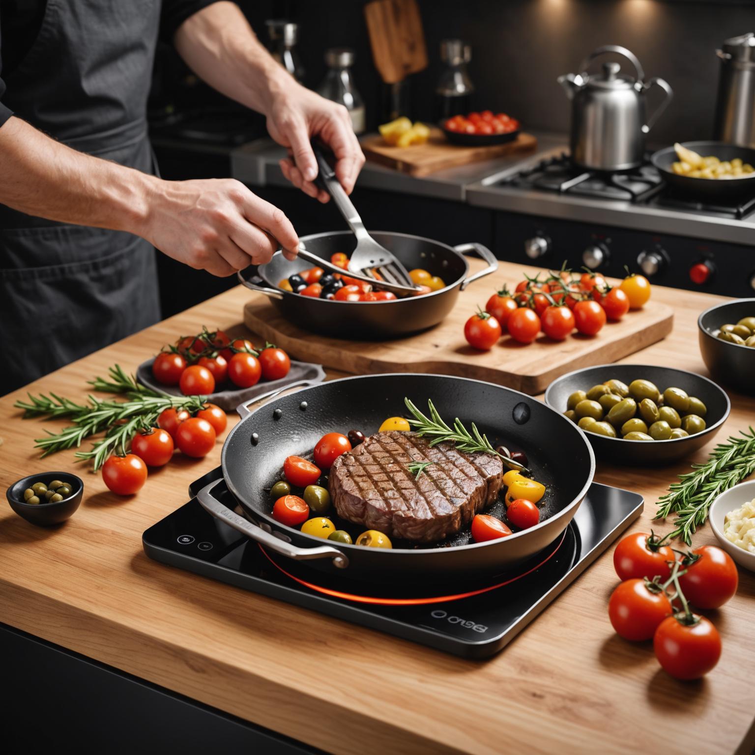 Индукционная варочная панель Wok