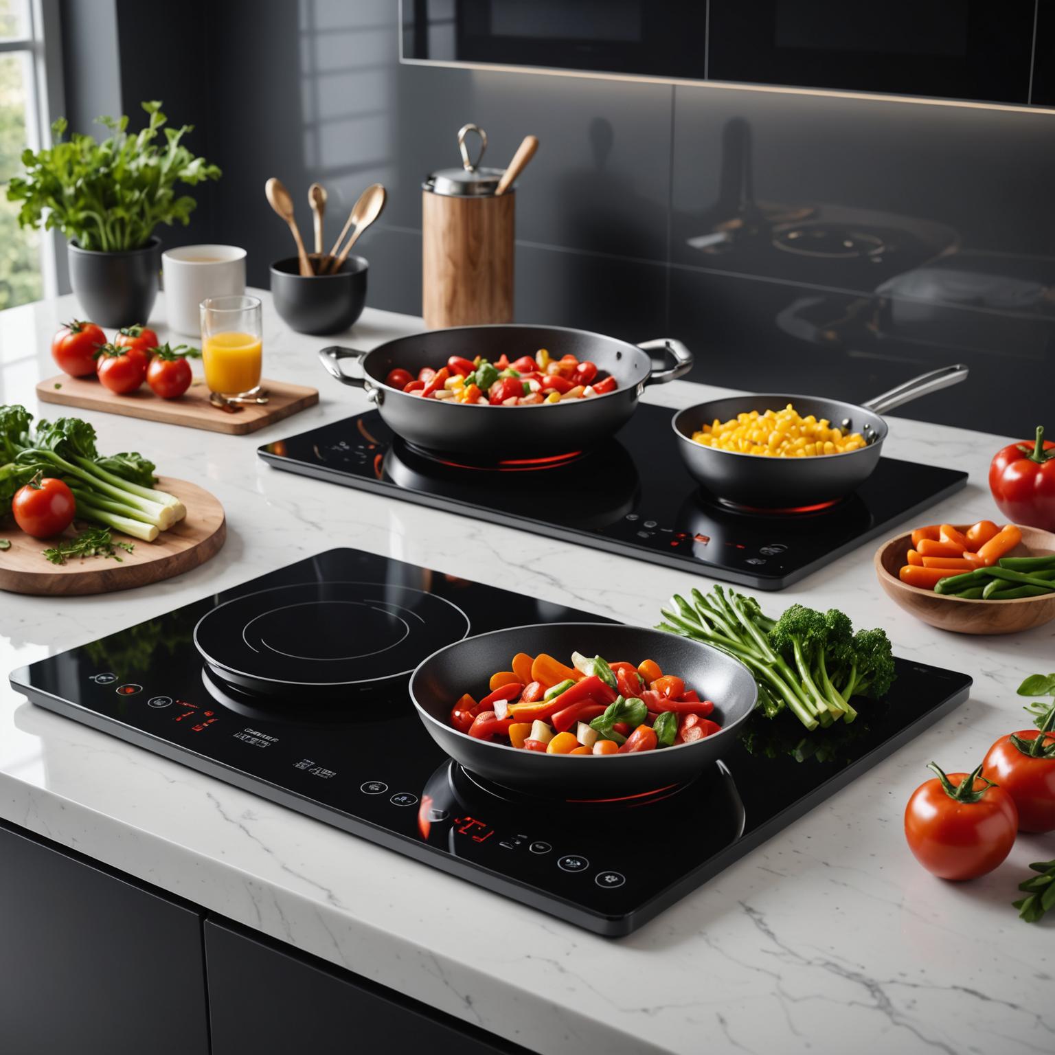 Domina la cocina con wok de inducción con la placa WEBO.