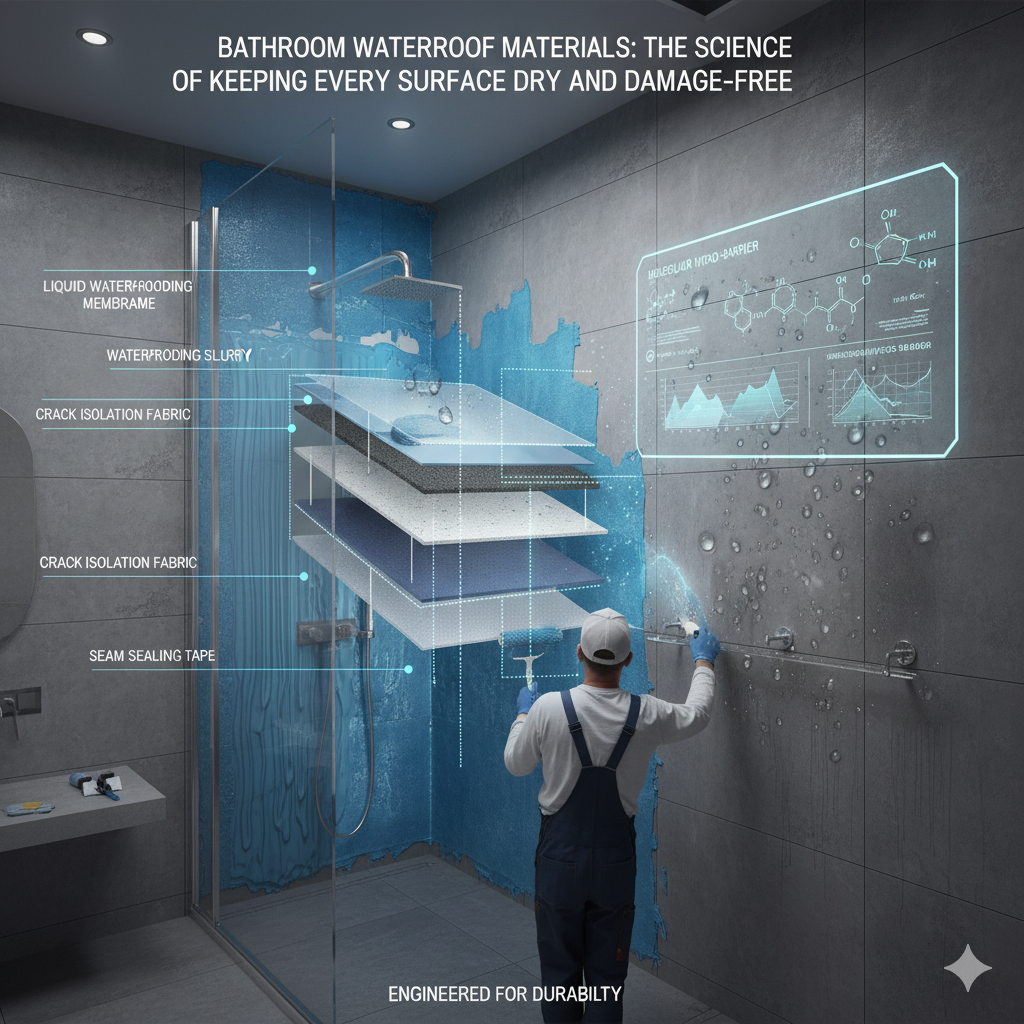 Bathroom Waterproof Materials: The Science of Keeping Every Surface Dry and Damage-Free
