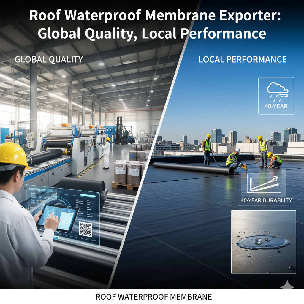 Roof Waterproof Membrane Exporter: Global Quality, Local Performance