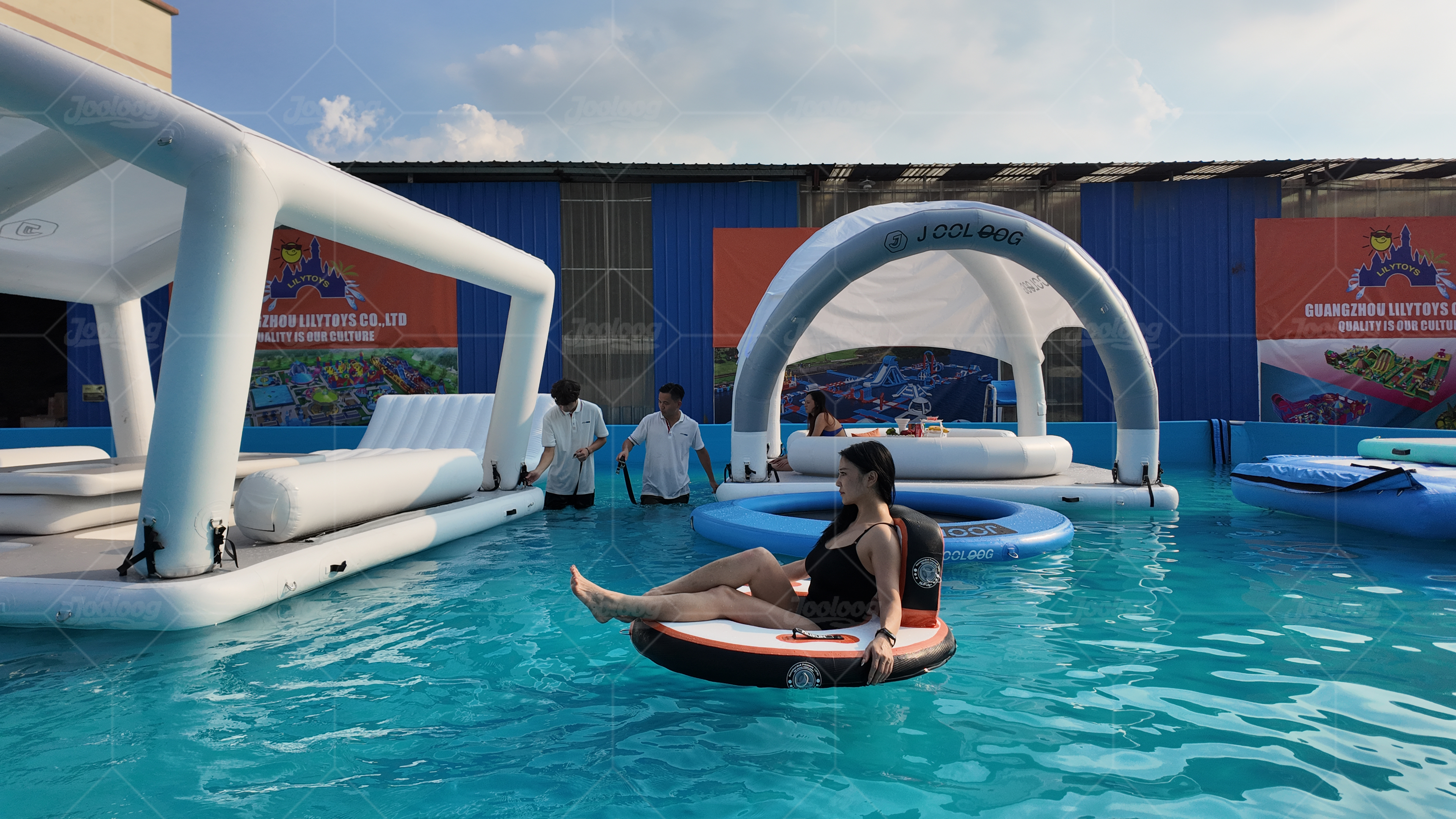 Jooloog Inflatable Water Hammock-02