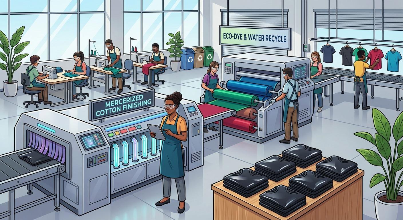 mercerized cotton t shirt manufacturer, custom mercerized cotton t shirts, high quality cotton t shirt manufacturer