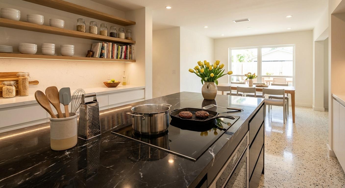 주방을 혁신하세요: 빌트인 가스레인지 혁신