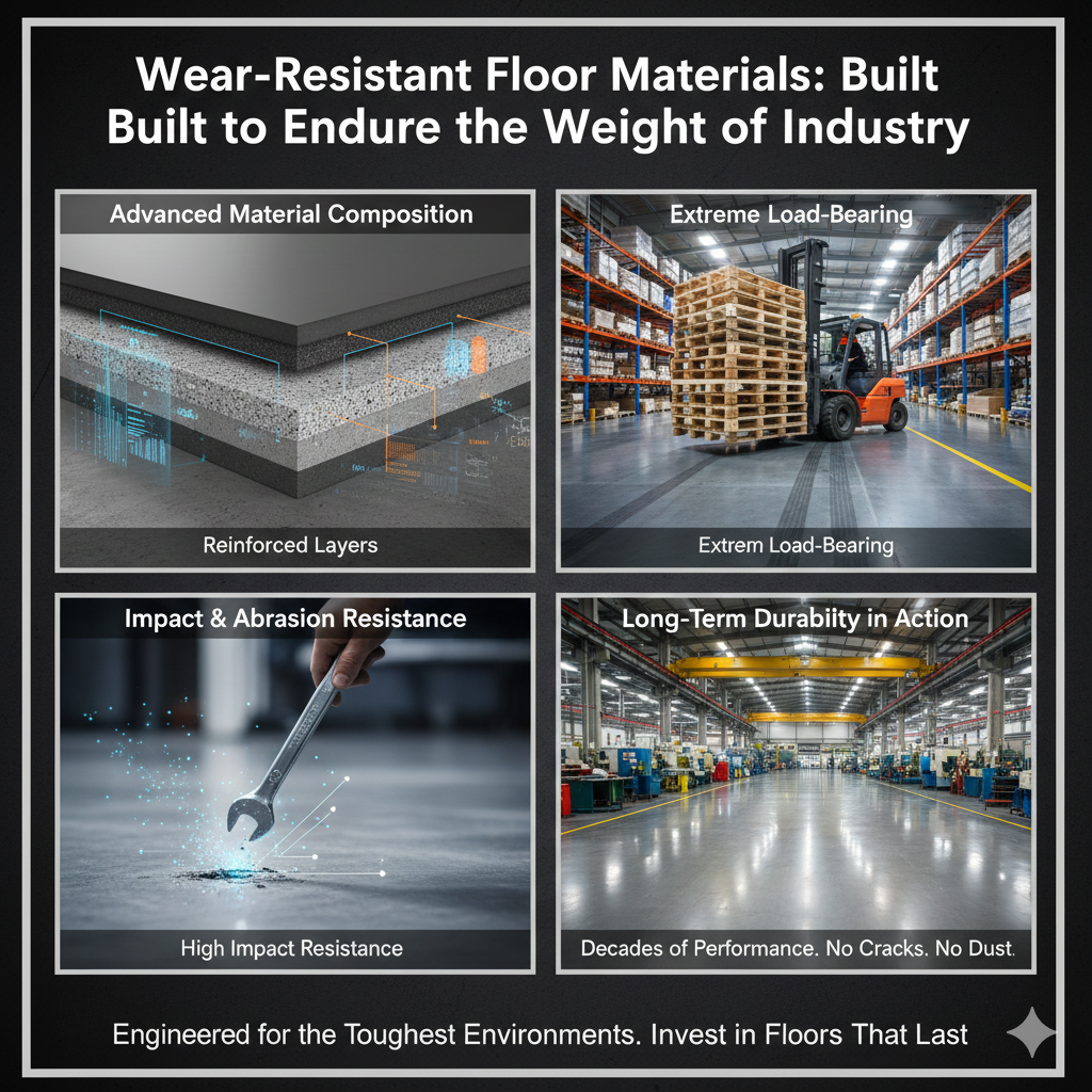 Wear-Resistant Floor Materials: Built to Endure the Weight of Industry