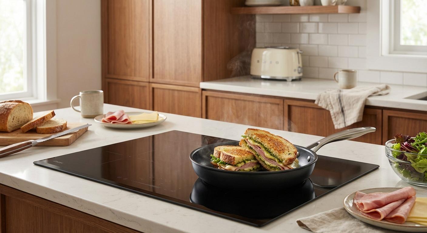 Легкое приготовление пищи на керамической стеклянной плите